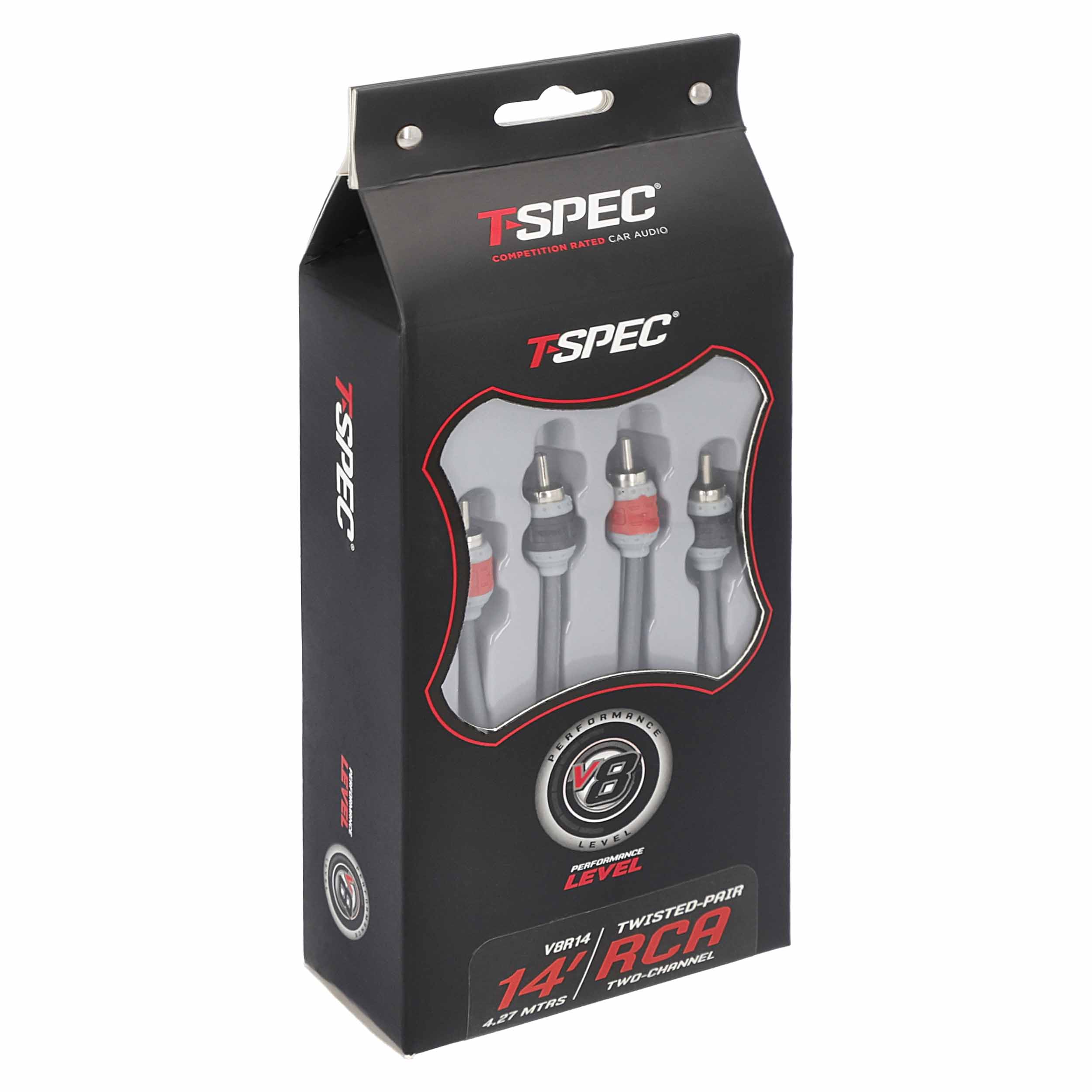 RCA v8 Series 2-Channel Audio Cable - 14 FT