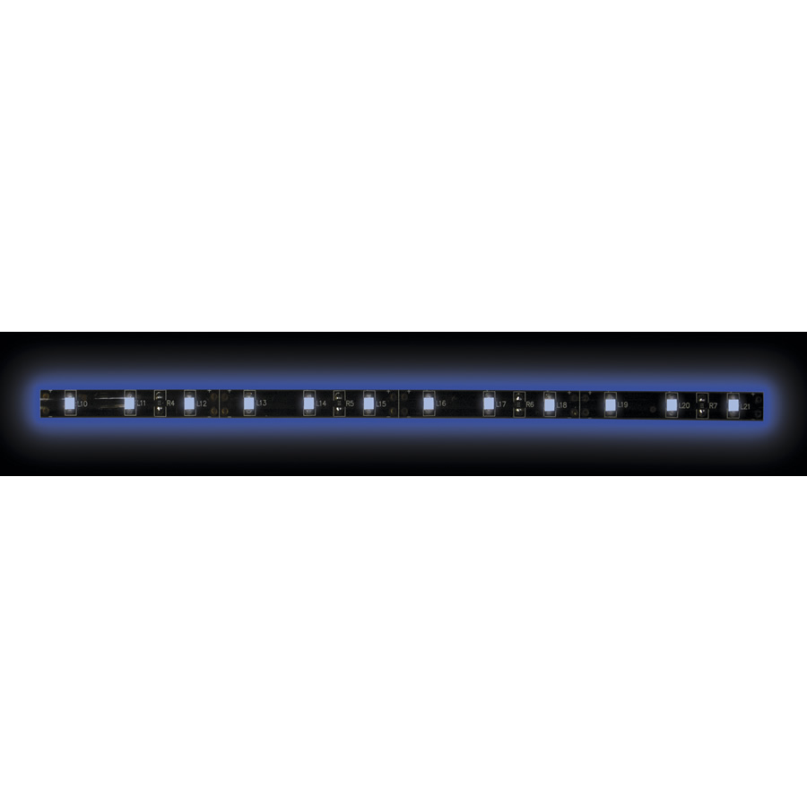3528 Blue 3M LED Strip with Black Base - Retail