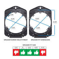 Chevy Silverado | GMC Sierra 2007-2015 - 6" to 6.75" (Rear)