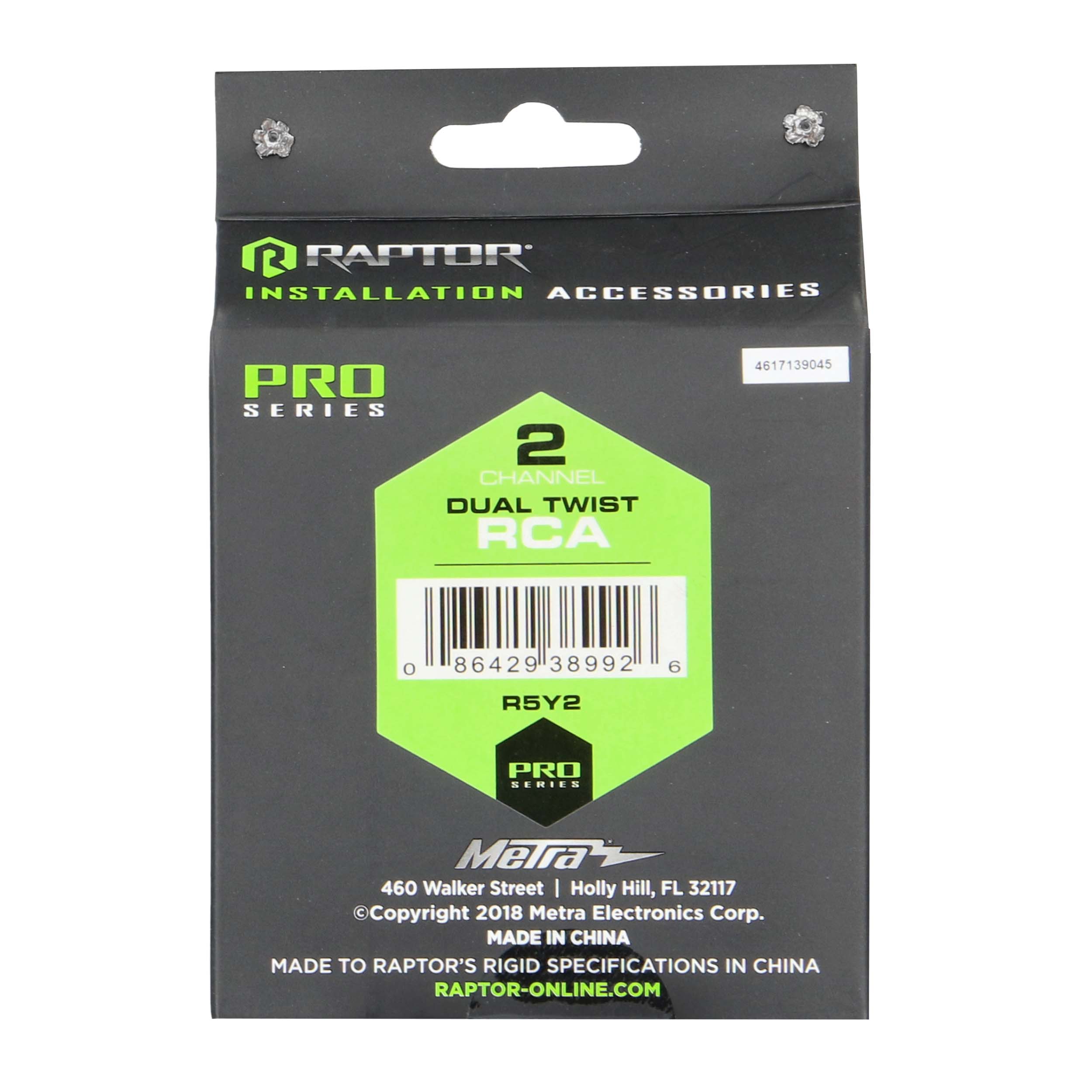 RCA 2-Channel Audio Cable - Pro Series 2F-1M