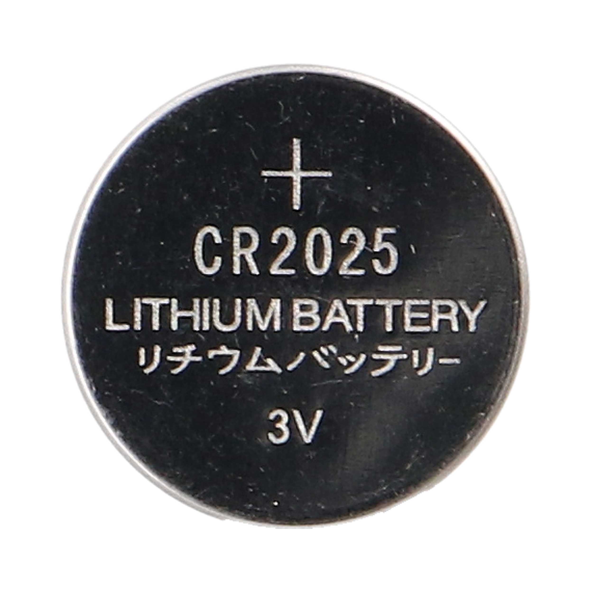 CR2025 Lithium 3-Volt Batteries - 5-Pack