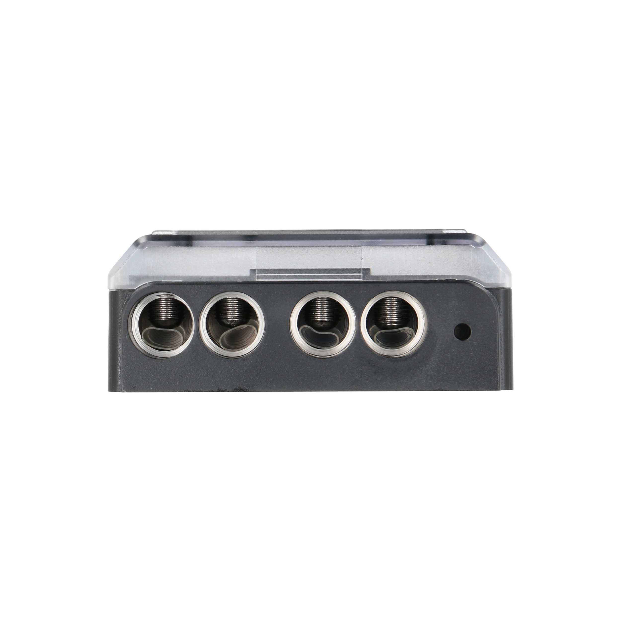 Distribution Block Dual Input 4-Way Power + Ground