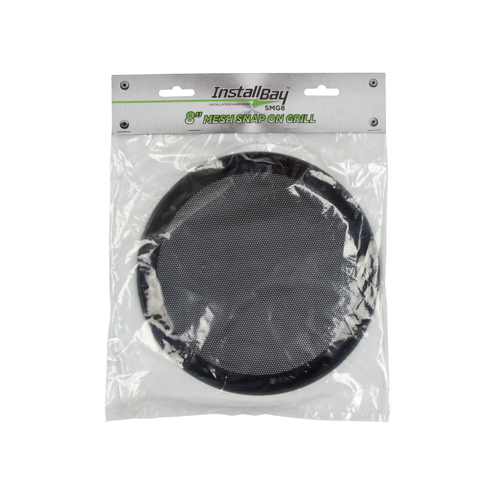 SNAP-ON MESH GRILL - 8 INCH SPEAKERS - each