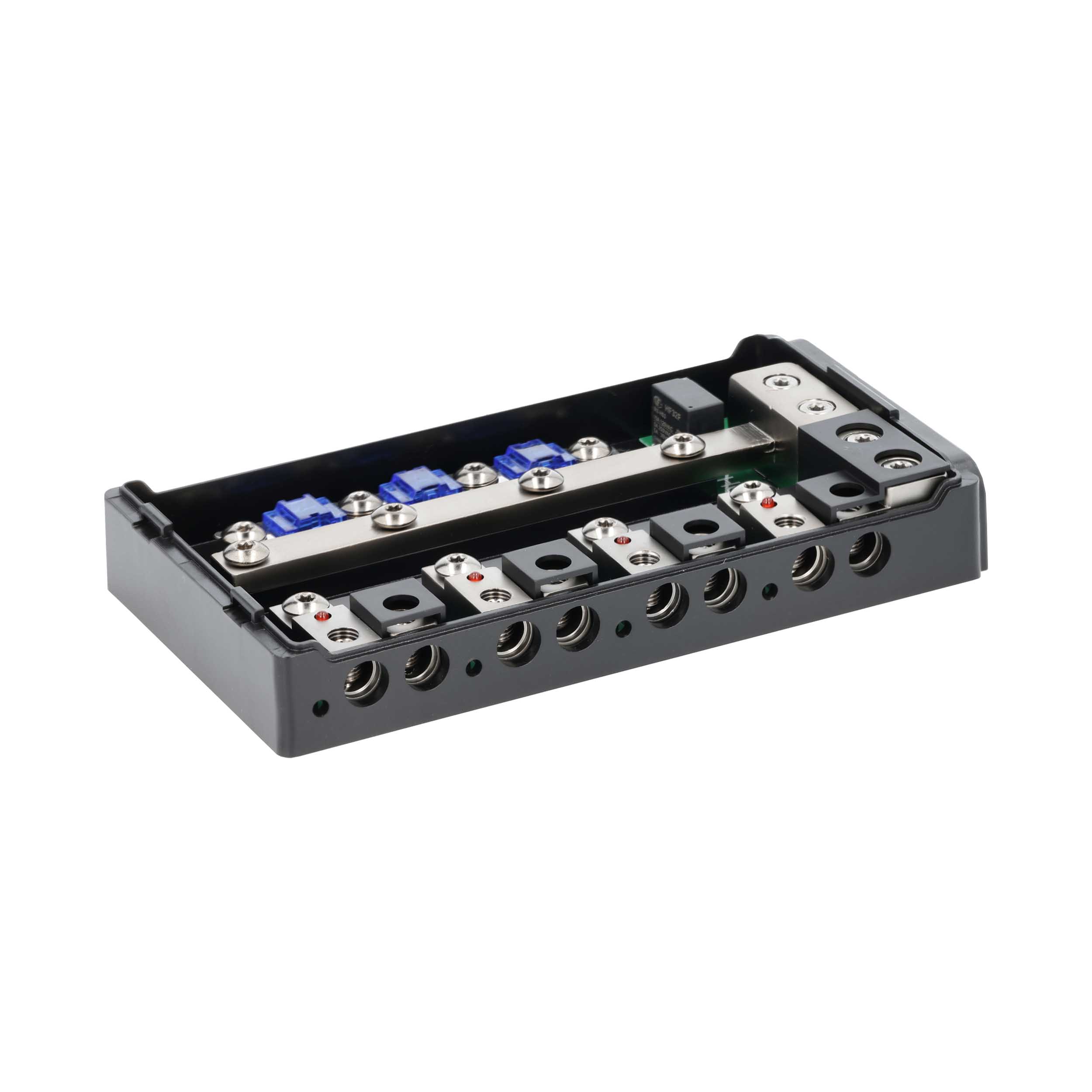 Distribution Block Dual Input 4-Way Power + Ground