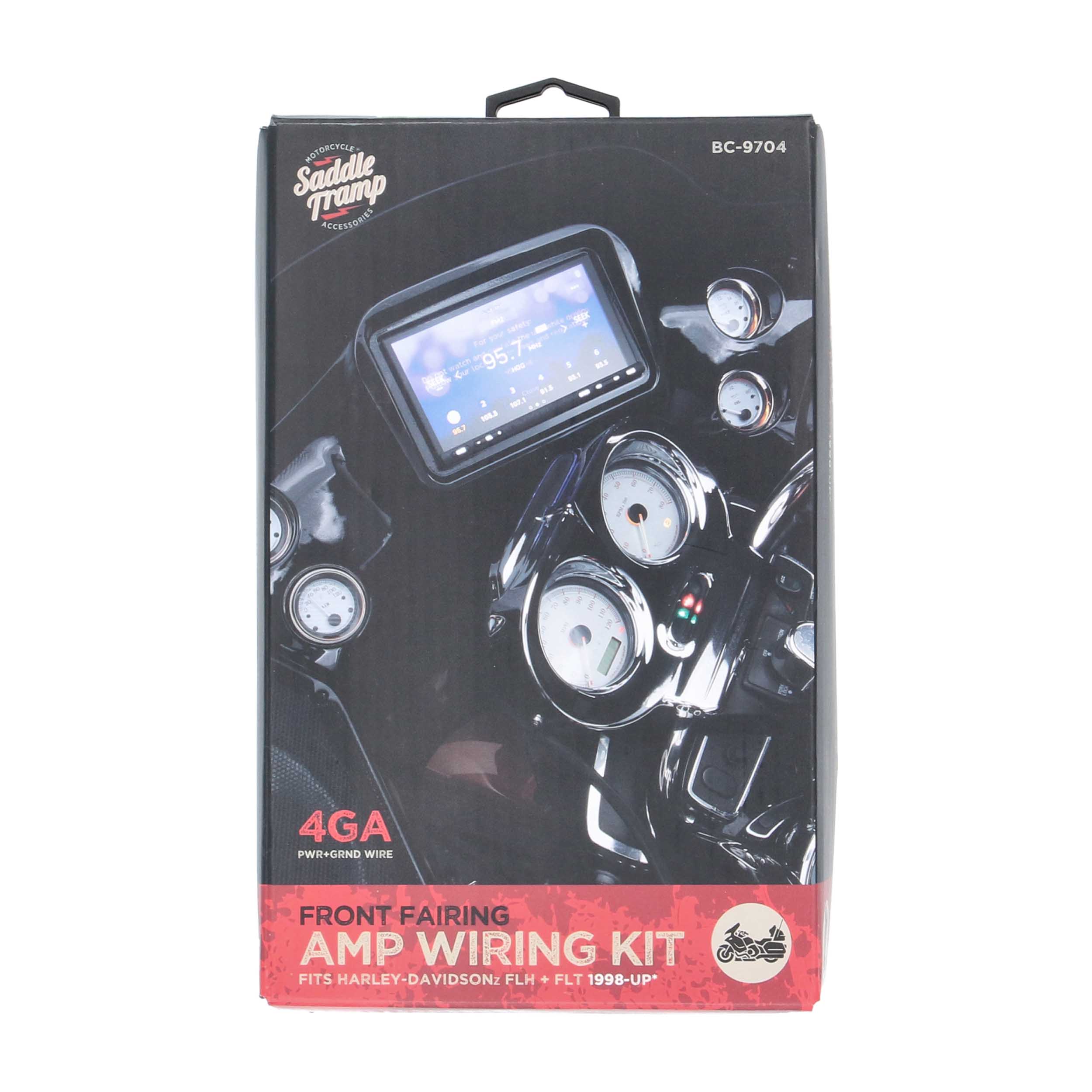 Front Fairing Dual Amp Wiring Kit - Fits Harley-Davidson® FL