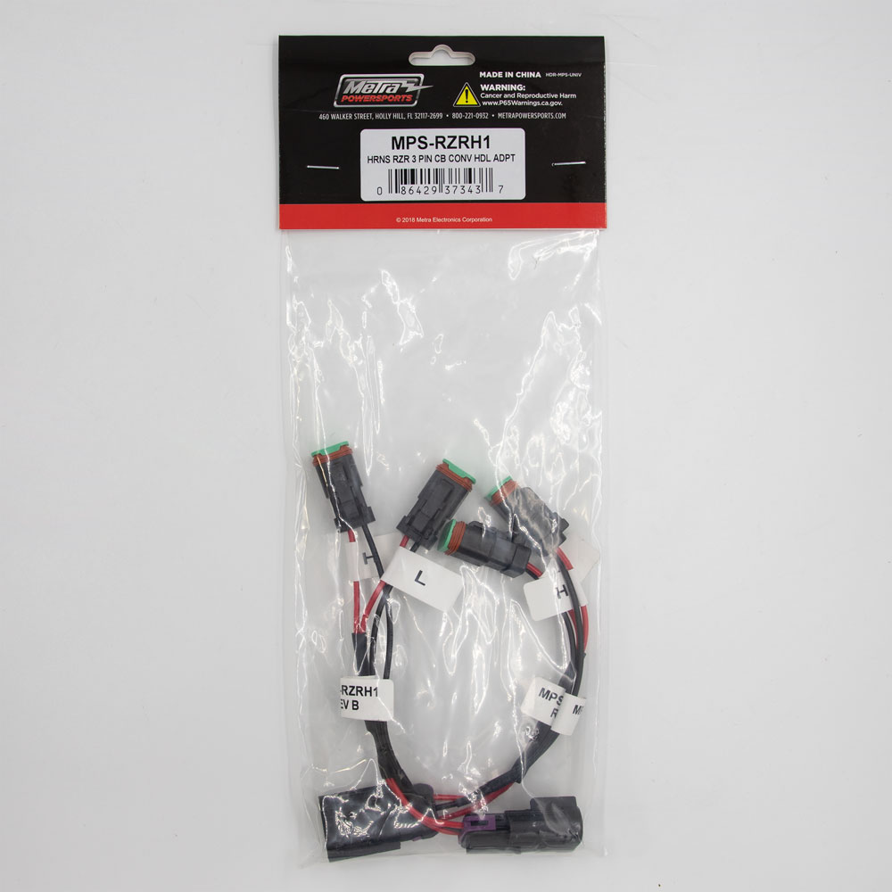 Headlight Adapter Harness with Stock Halogen Lights - Polari