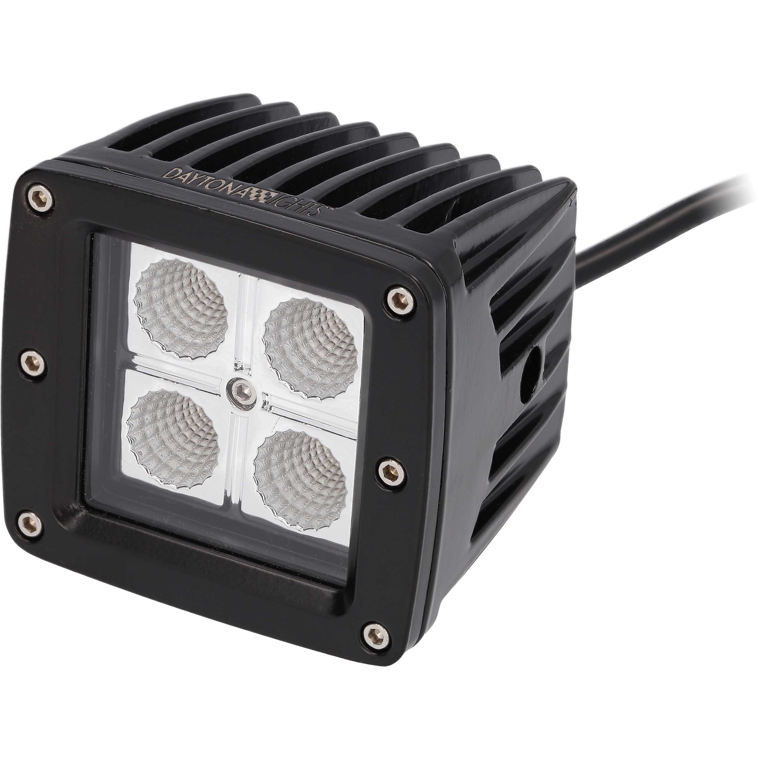 Daytona Lights 3" Cube Lights - 4 LED Flood (2Pk)