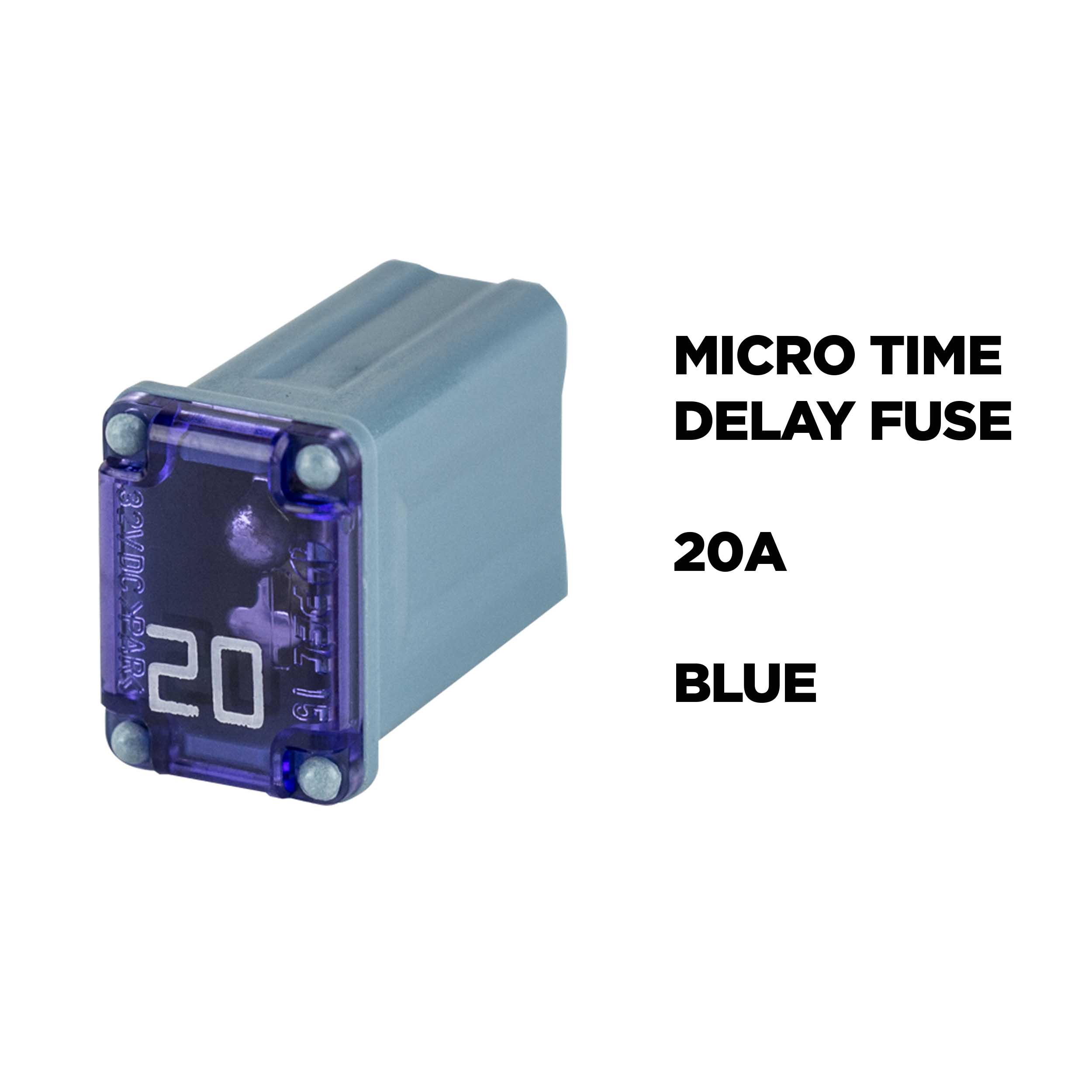 20AMP MICRO FEMALE TIME DELAY FUSE - each