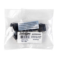 Momentary Off Momentary Switch Round - 5 PK