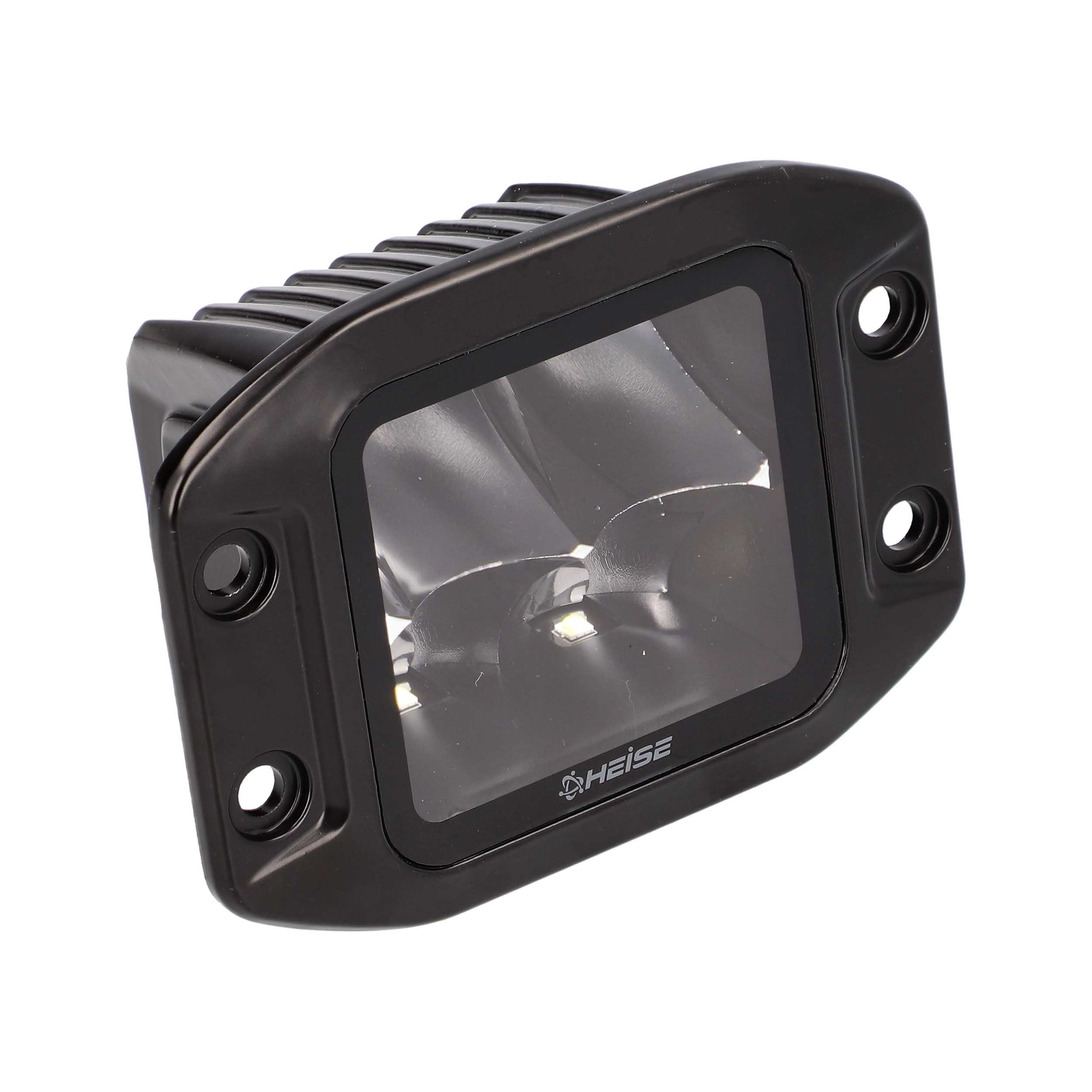 Blackout Flush Mount 3.5" Cube 4 LED Light - Spot