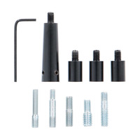 Wire Wound Black Fiberglass Replacement Mast