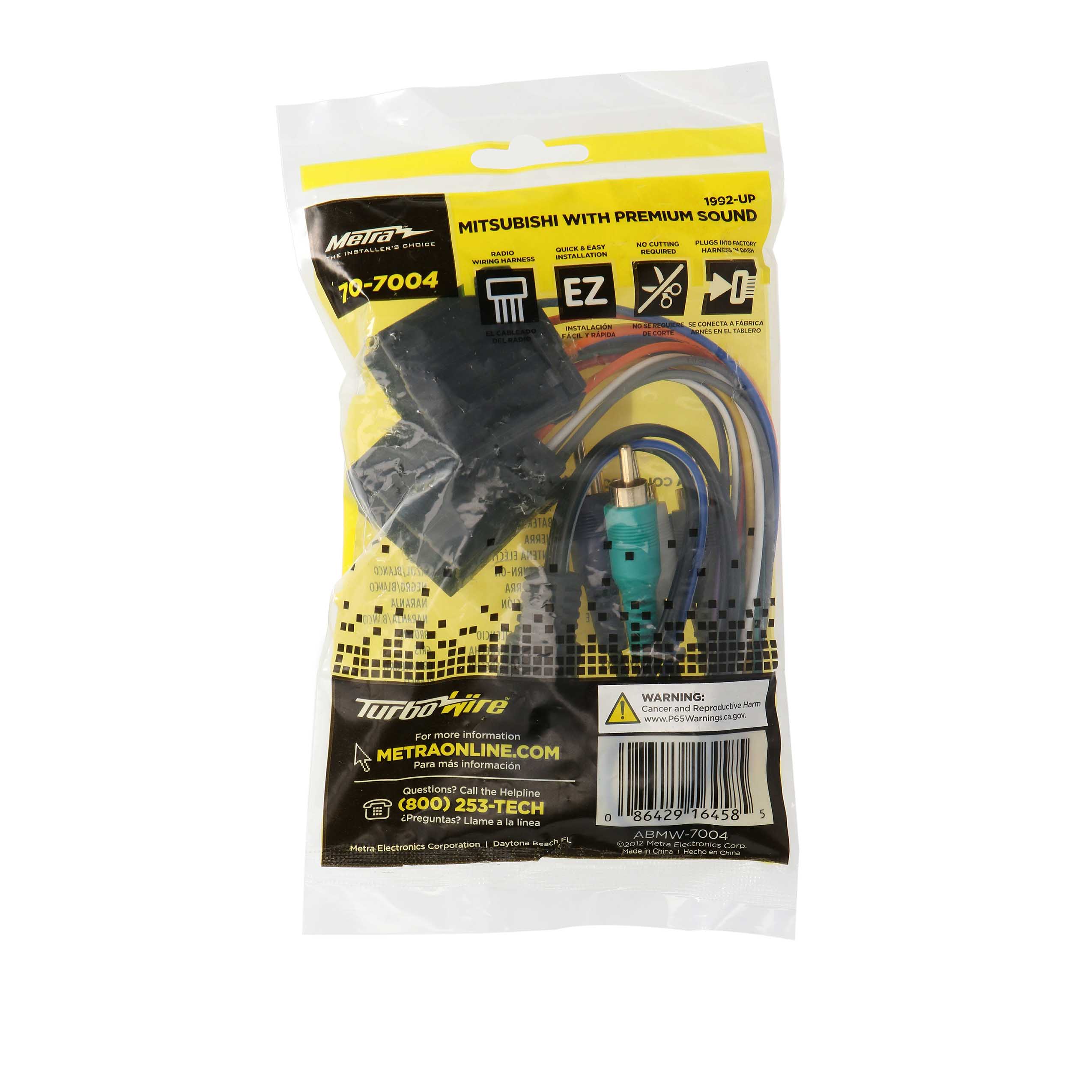 Amp Integration Harness - Fits Mitsubishi 1992-2012 (with Premium Sound)