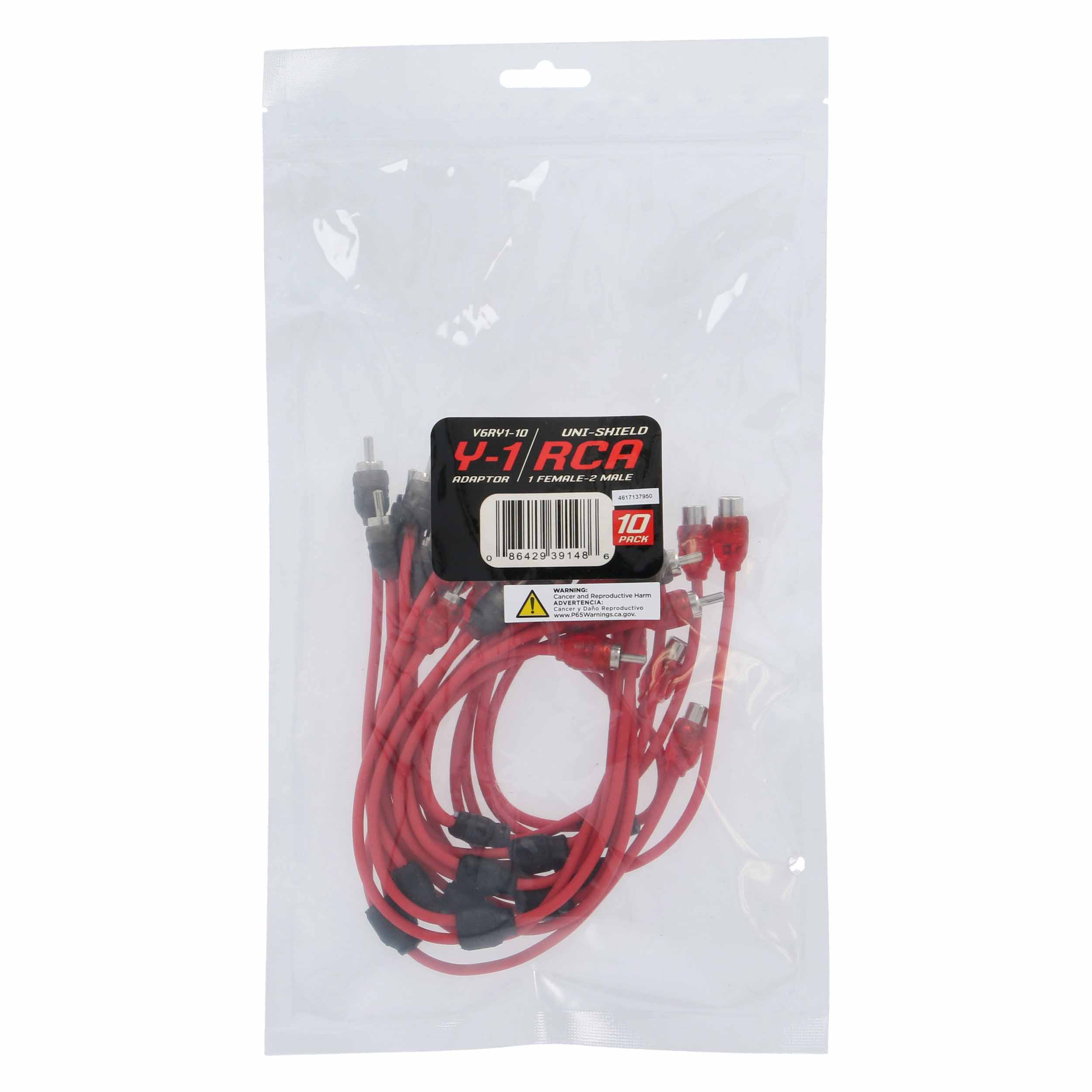 RCA v6 Series 2-Channel Audio Cable - 1F-2M