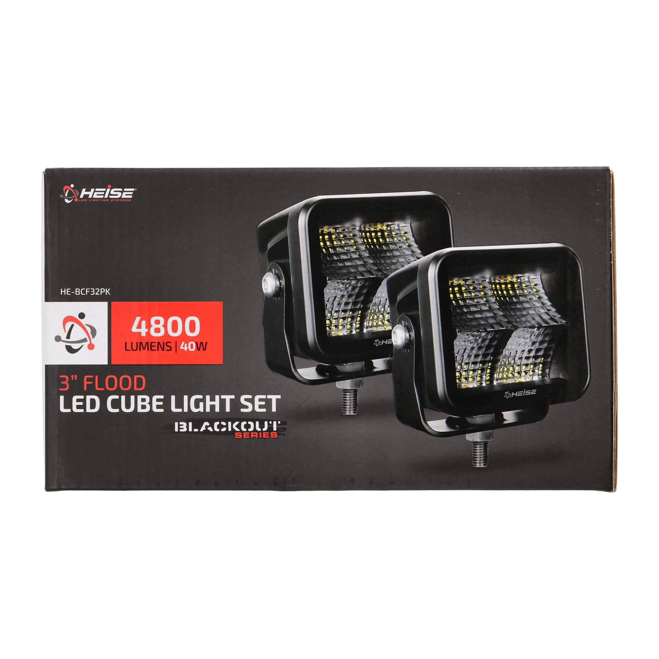 Blackout 3" - 4 LED Flood Cube - 2 Pack