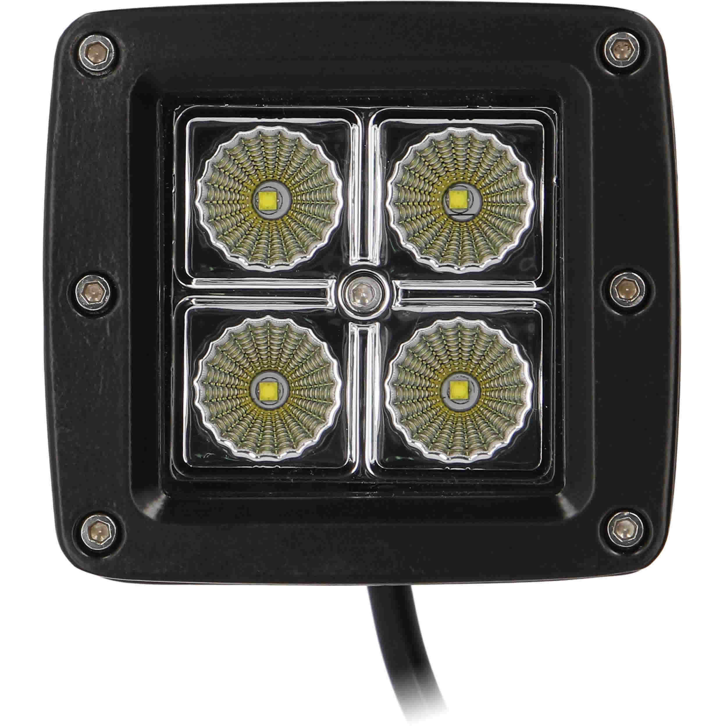 Daytona Lights 3" Cube Lights - 4 LED Flood (2Pk)
