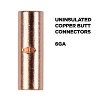 6 GA COPPER BUTT - 25PK