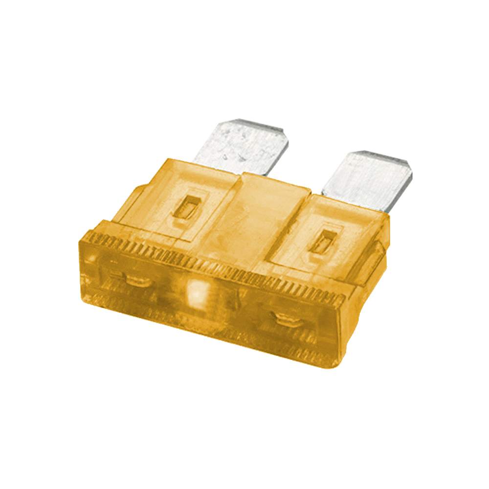 REGULAR AUTO BLADE FUSE WITH INDICATING LED - 20 AMP