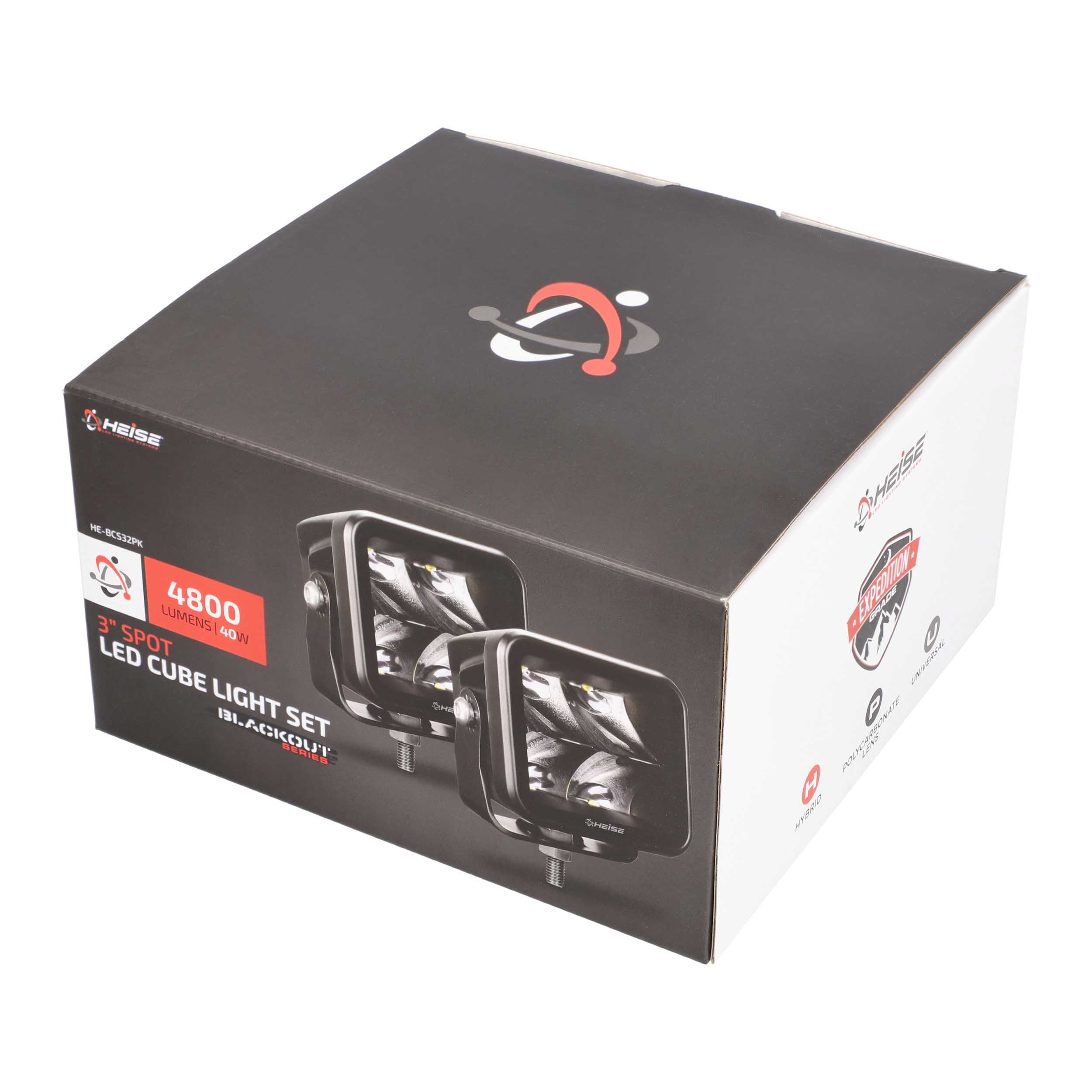 Blackout 3" - 4 Spot Cube 2 Pack