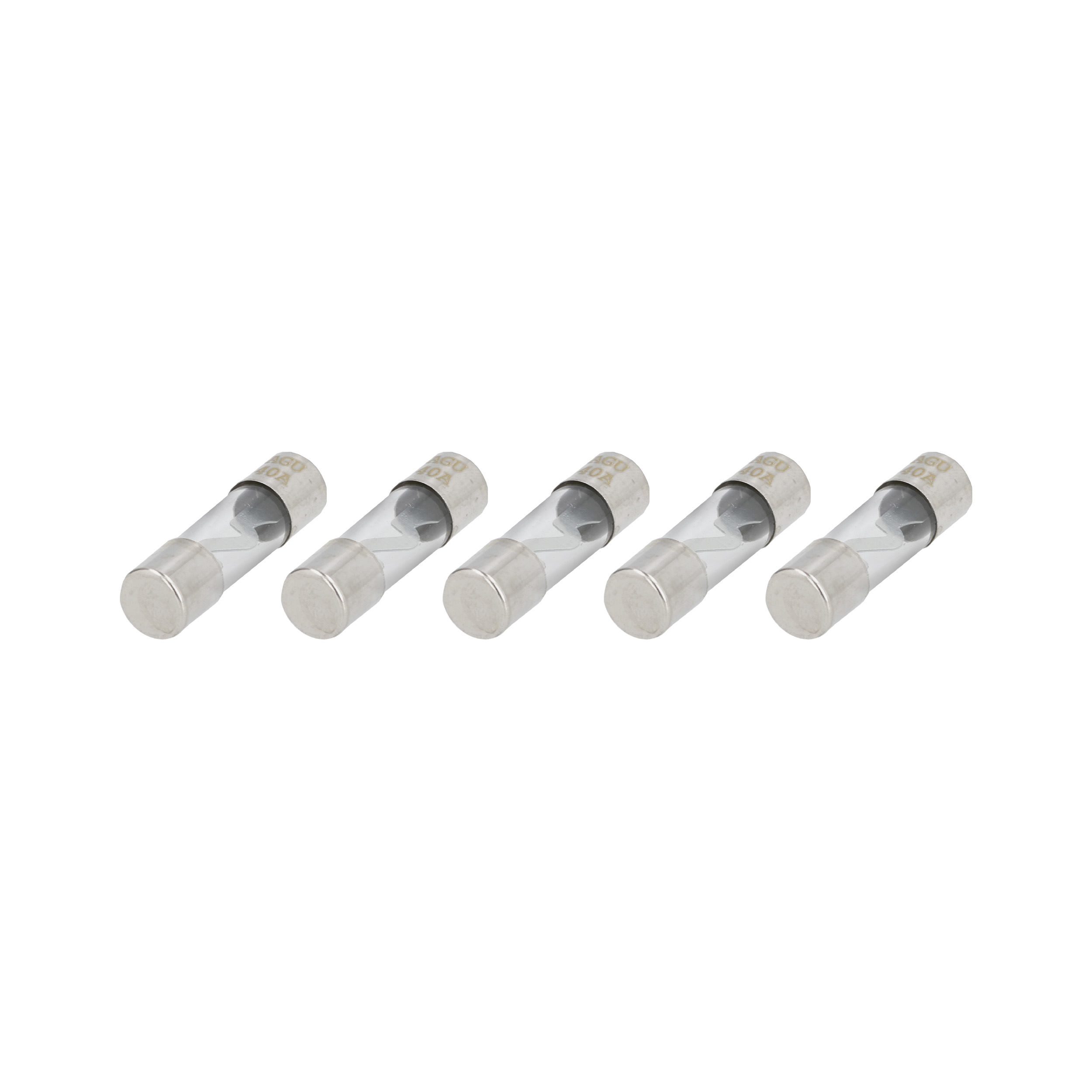 40 AMP AGU Fuses Nickel Plated - MID SERIES - 5 PK