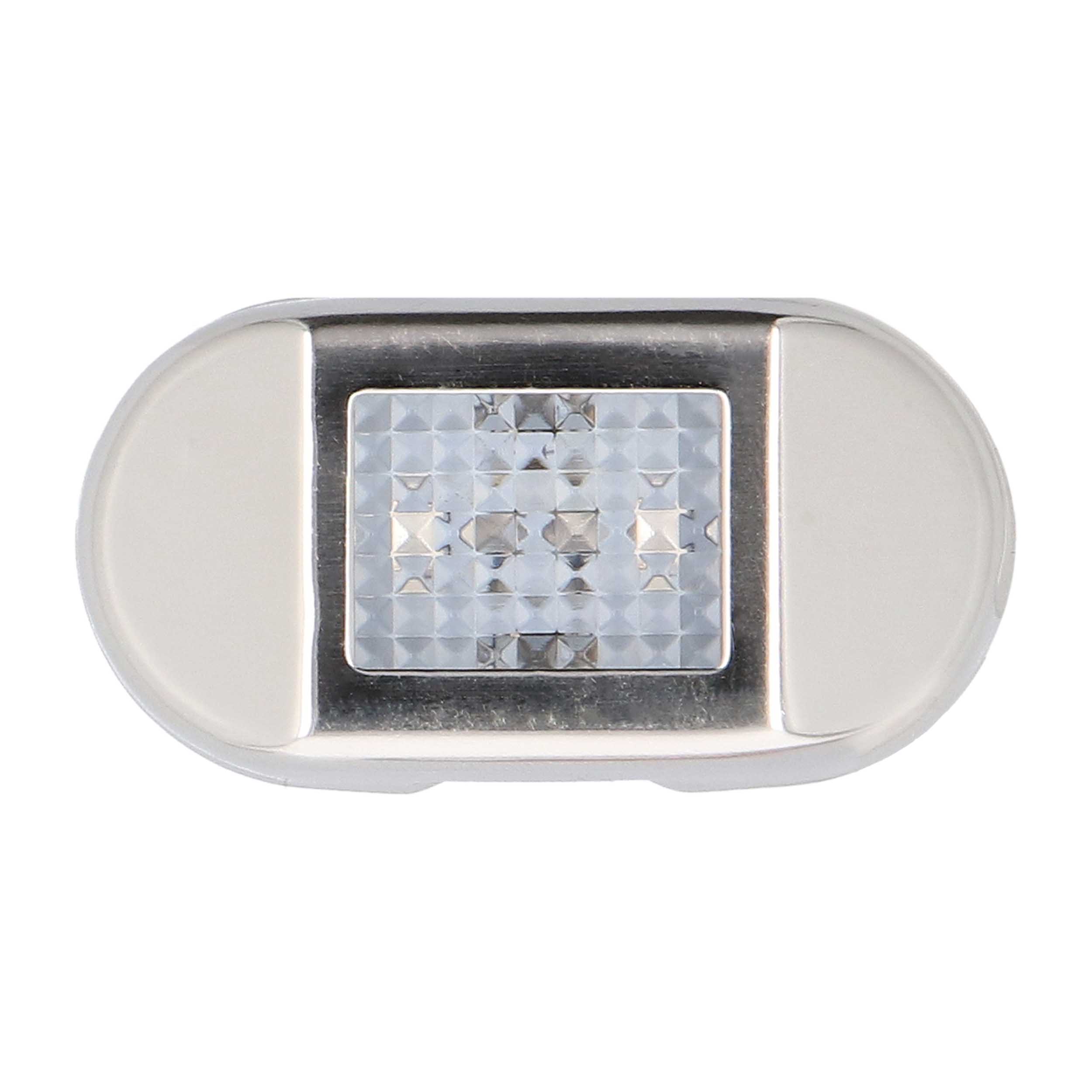 Blue 2-LED Accent Light - Stainless Steel Bezel
