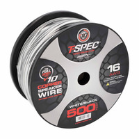 V10 OFC Speaker Wire | 16 AWG | 500 ft. | White/Black