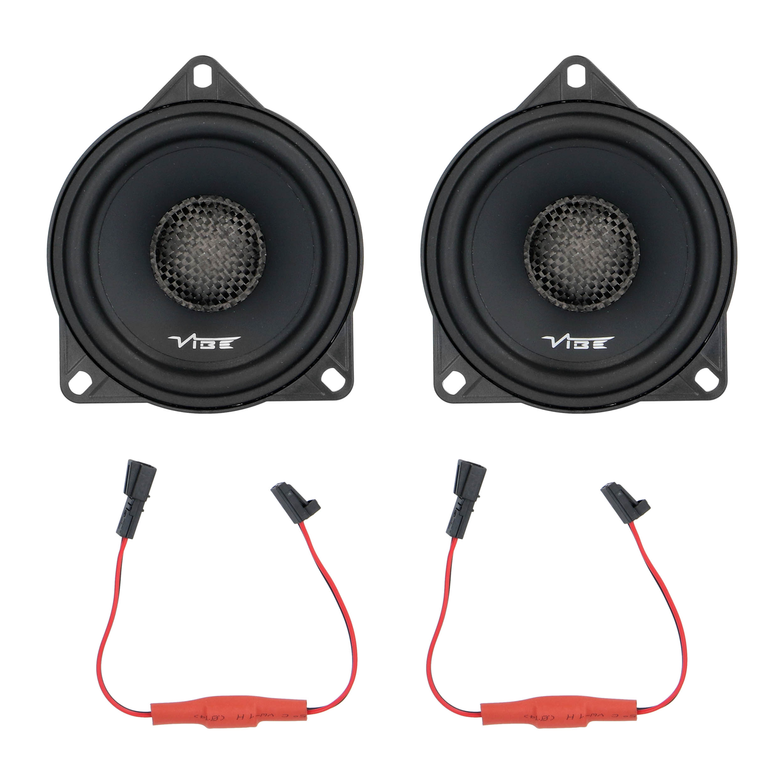 Plug-N-Play 4″ Midwoofer Speaker Kit - Fits Select Tesla