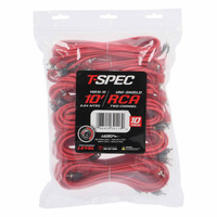 V6 2-Channel RCA Cable | 10 ft. | 10 Pack