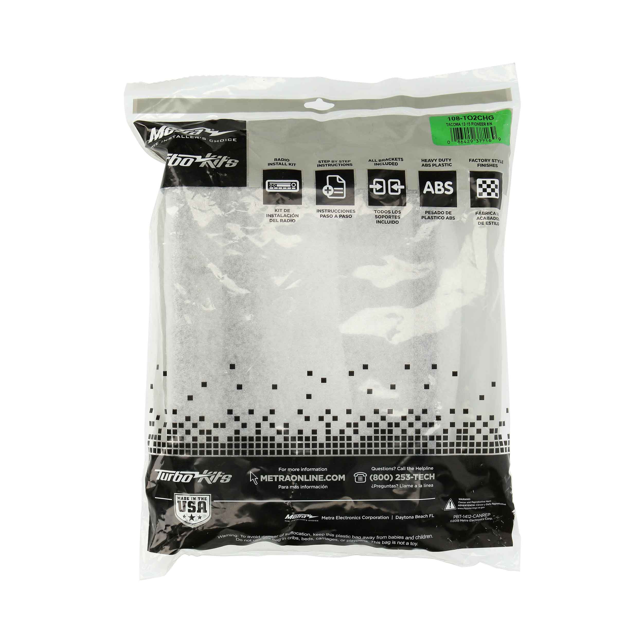 Toyota Tacoma 2012-2015 - Pioneer 8-inch Radio TurboKit