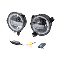 9" Premium Chasing LED Headlights - Jeep Wrangler JL | Gladiator JT