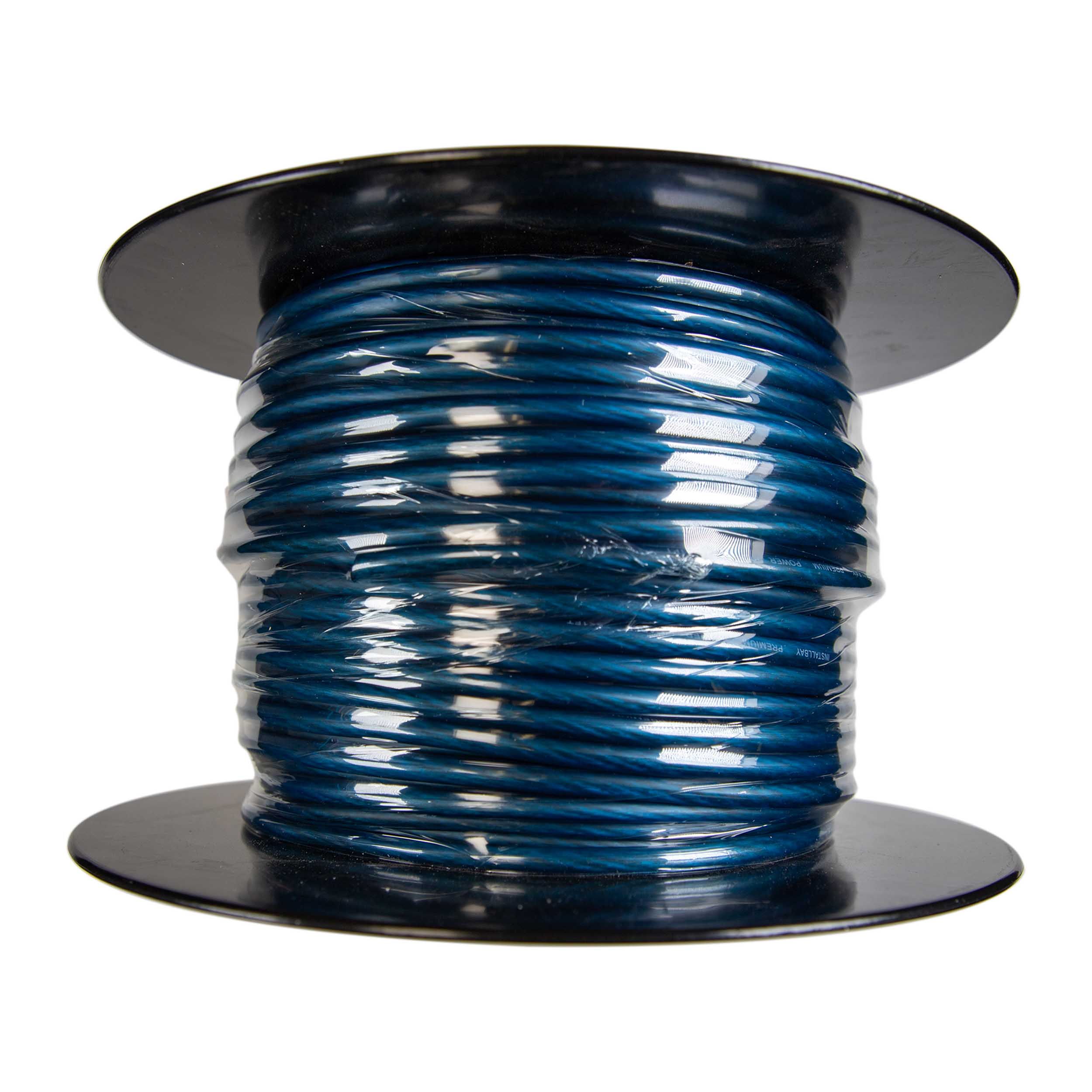 CCA Value Line 8 Gauge Power Cable Blue - 250 Foot Coil