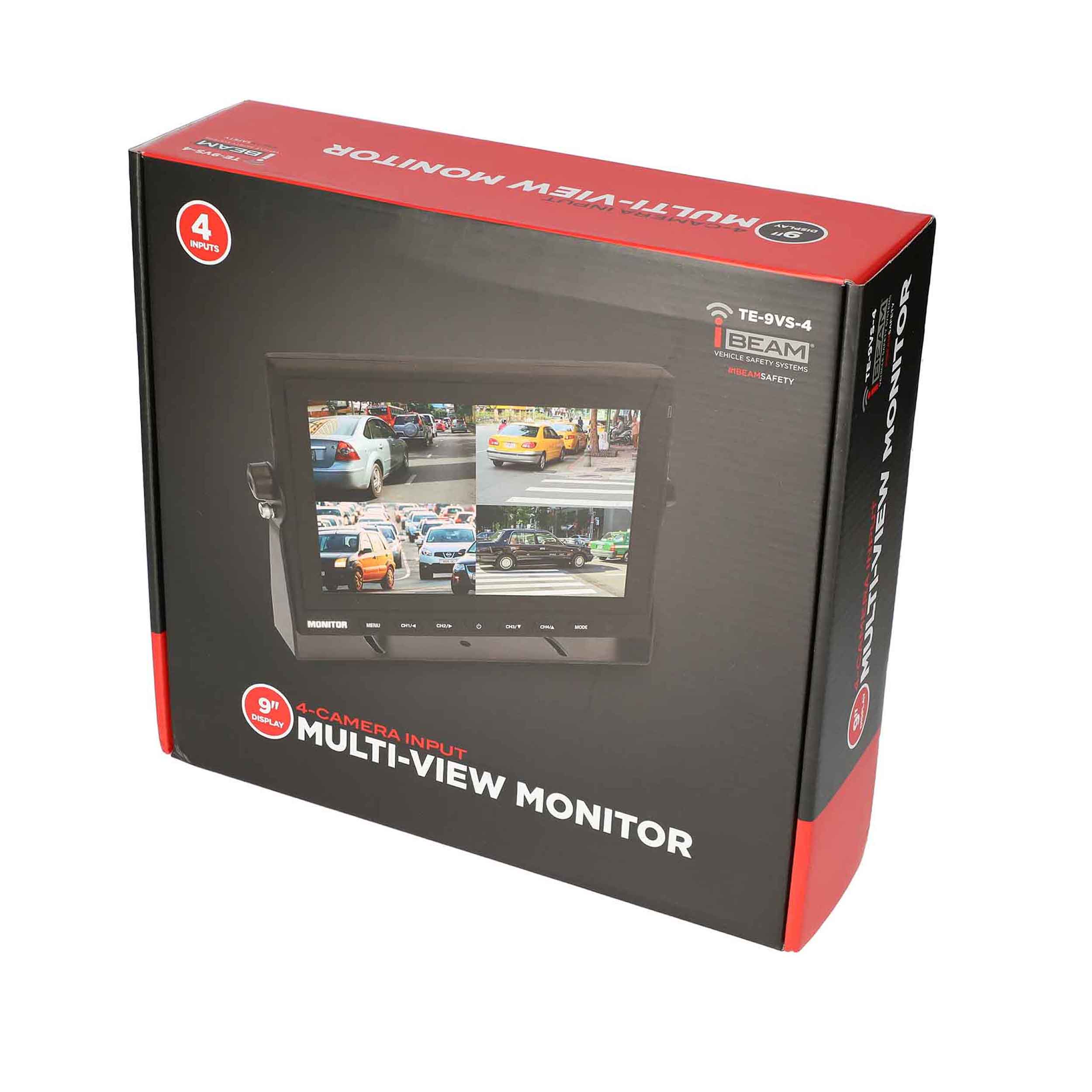 Commercial Quad-View Monitor - 9 Inch