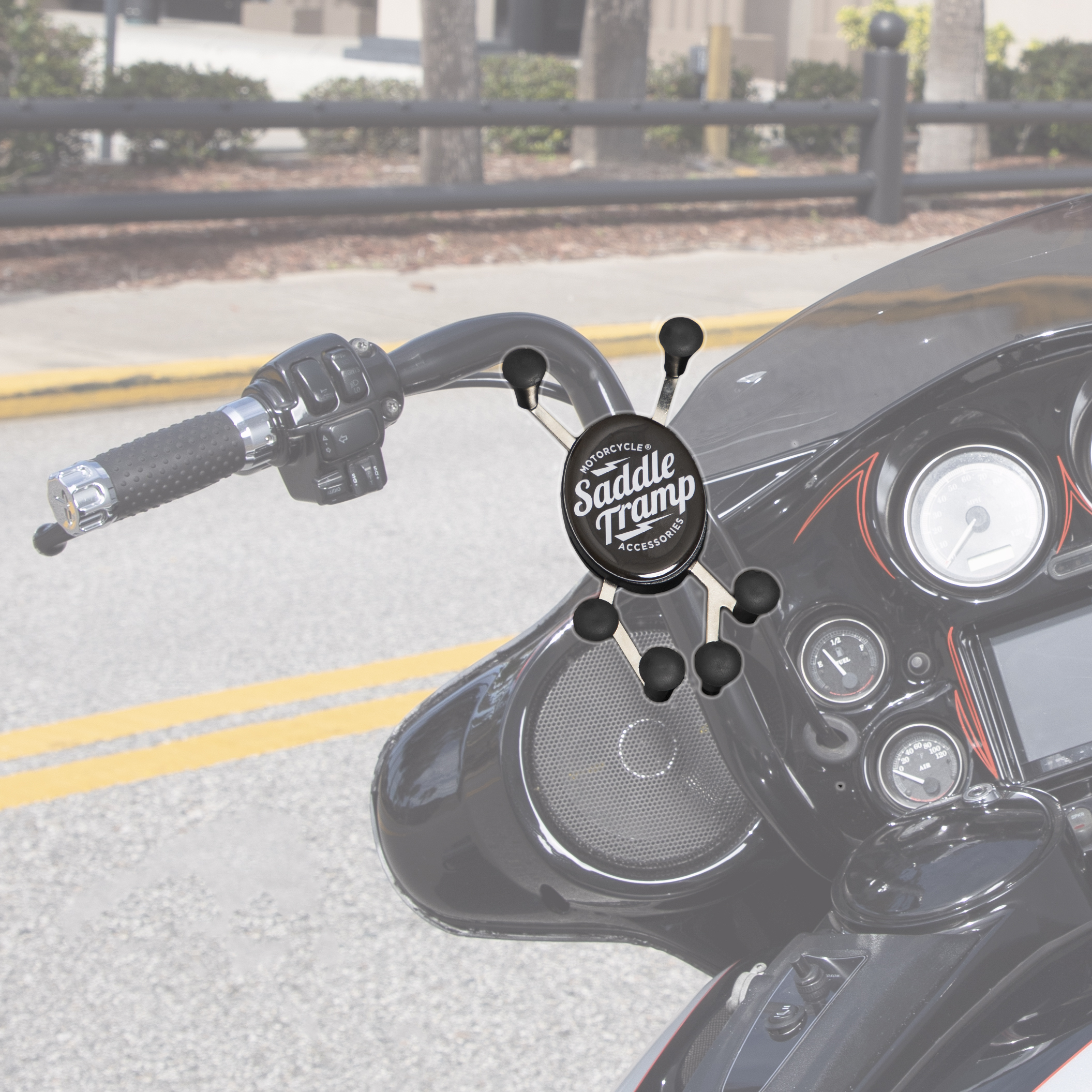 Hex-Grip Phone Mount for Motorcycles