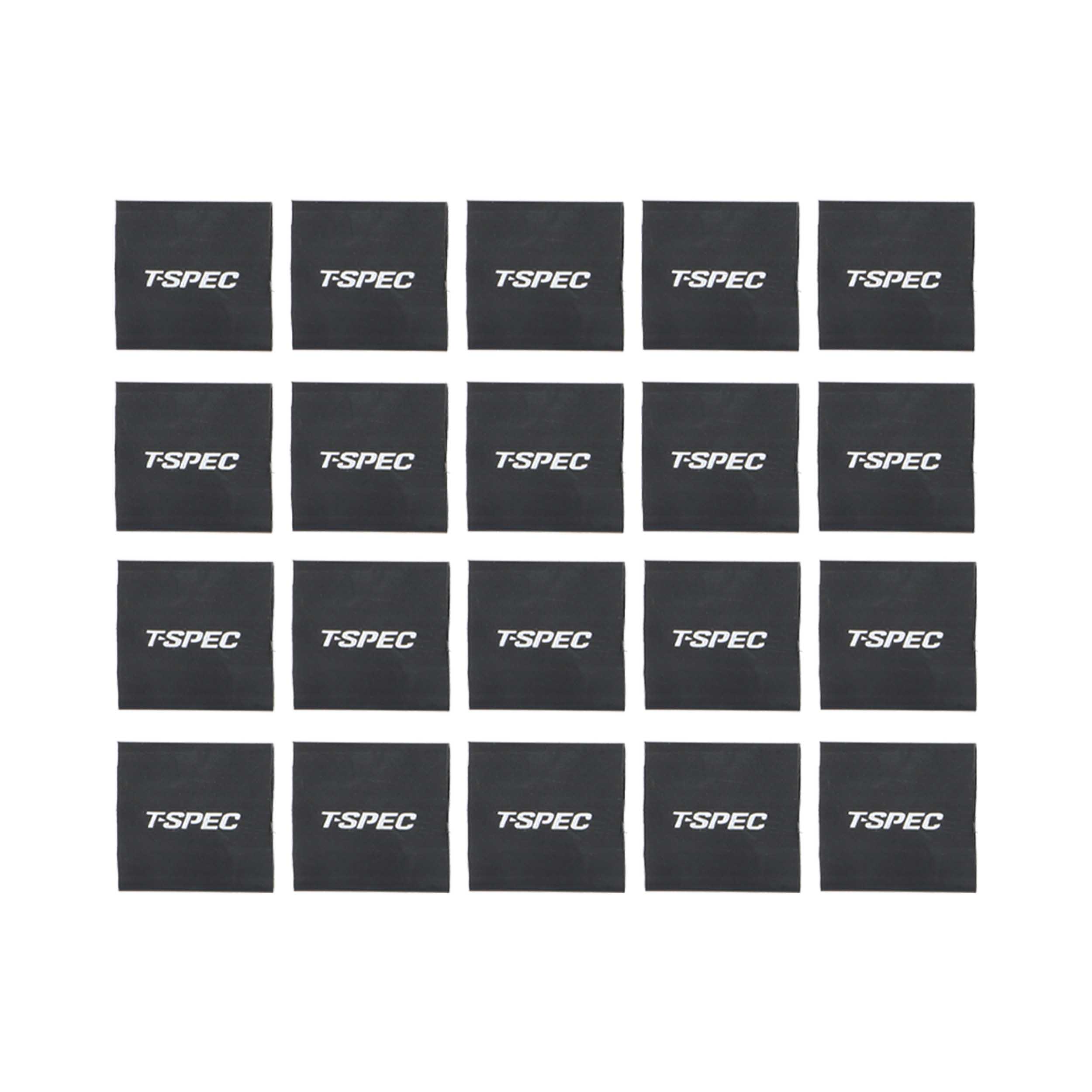 20-Piece 0/1GA Heat Shrink Labels - Refill Pack