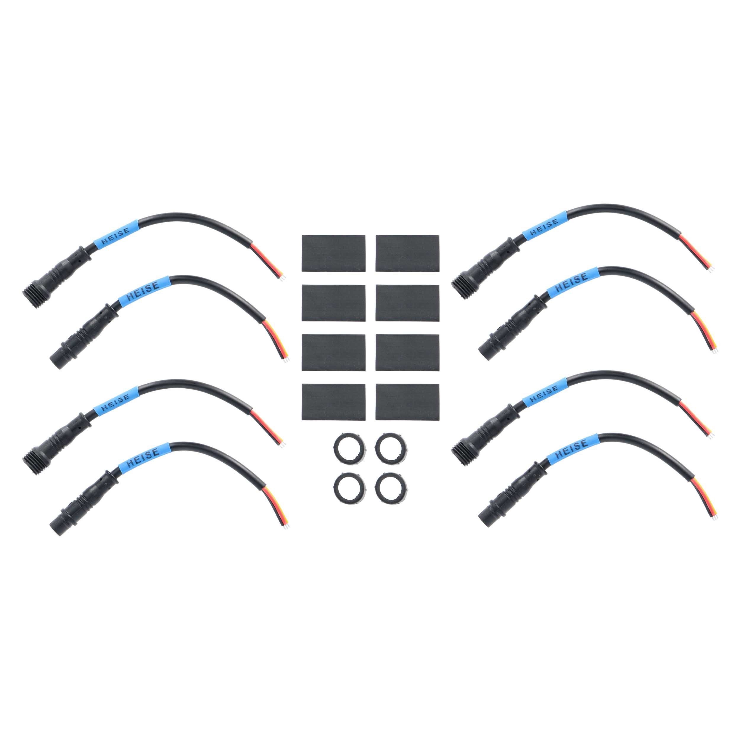 Heise Connect Low Voltage Chasing Solder-On Adapters  4-Pack