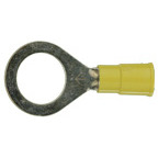 3M™ Yellow Vinyl Ring Terminal 12-10 Gauge 1/2 in Pkg of 100