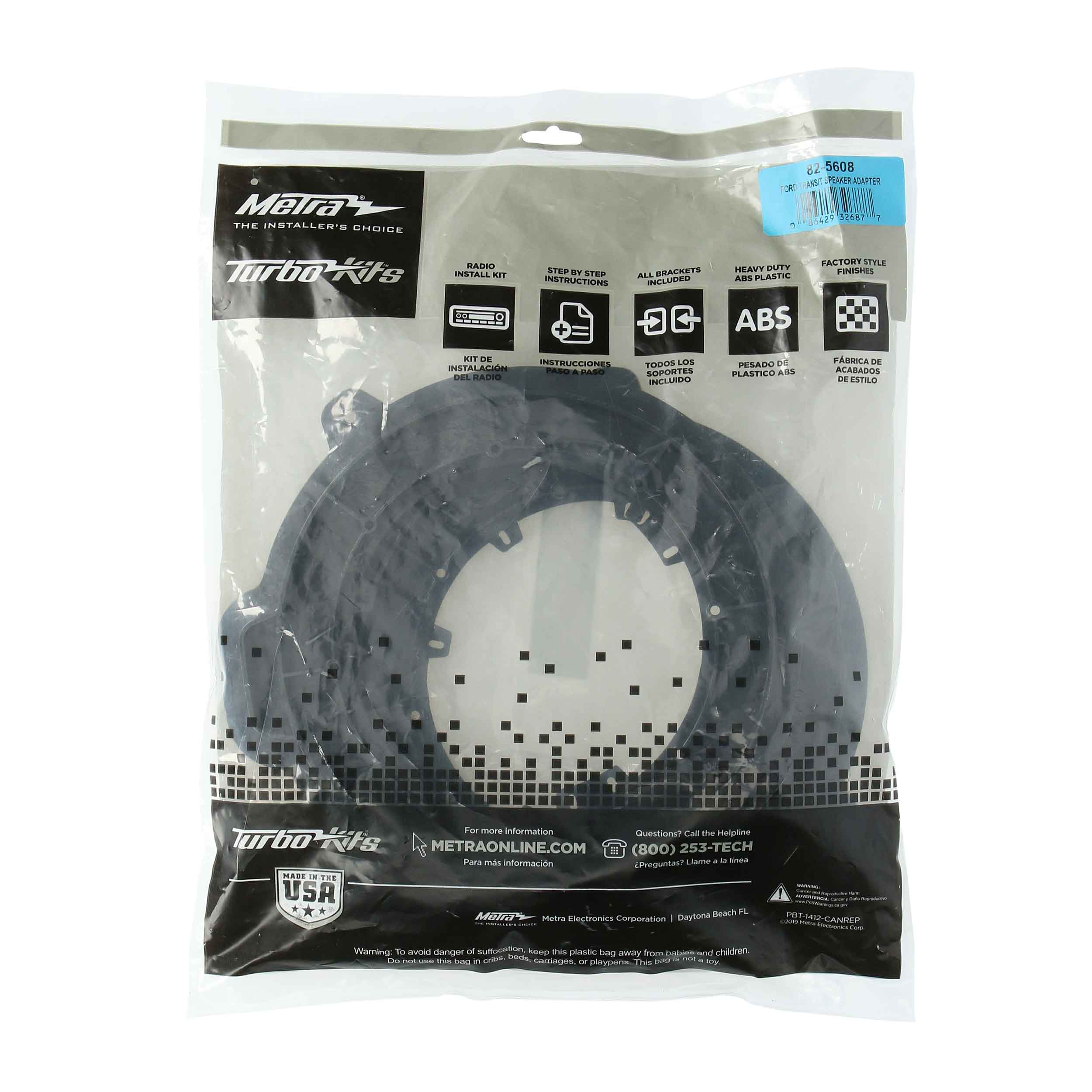 Transit 2015-UP Speaker Adapter - 6 to 6.75 inch Rear