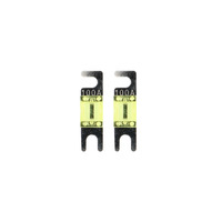 100 AMP Mini ANL Fuses Nickel Plated - MID SERIES - 2 PK