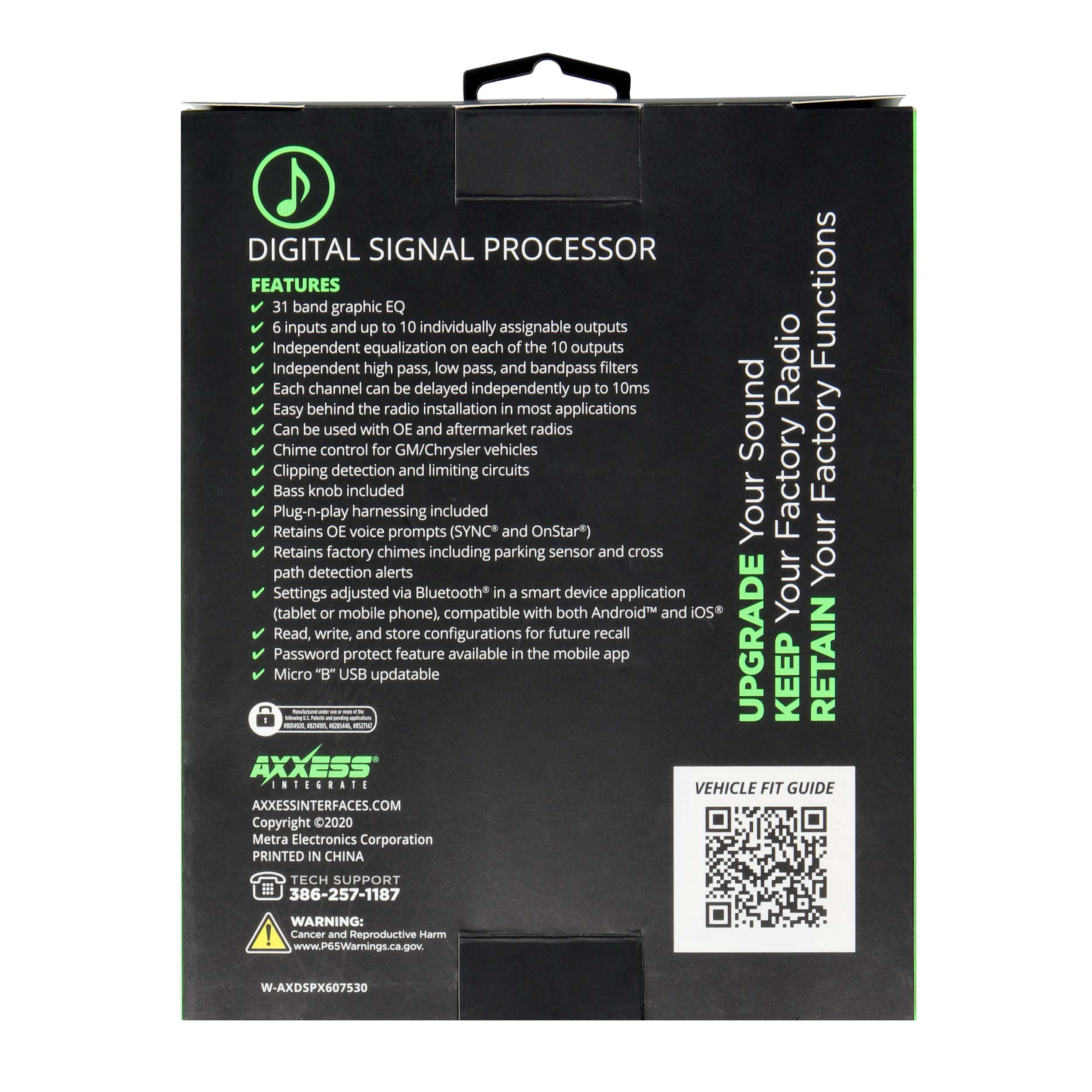 Axxess DSP w/Chime Control and Digital Amp TurnOn Capability