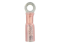 Heat Shrink Red Ring Terminal 22-18 Gauge 5/16 inch