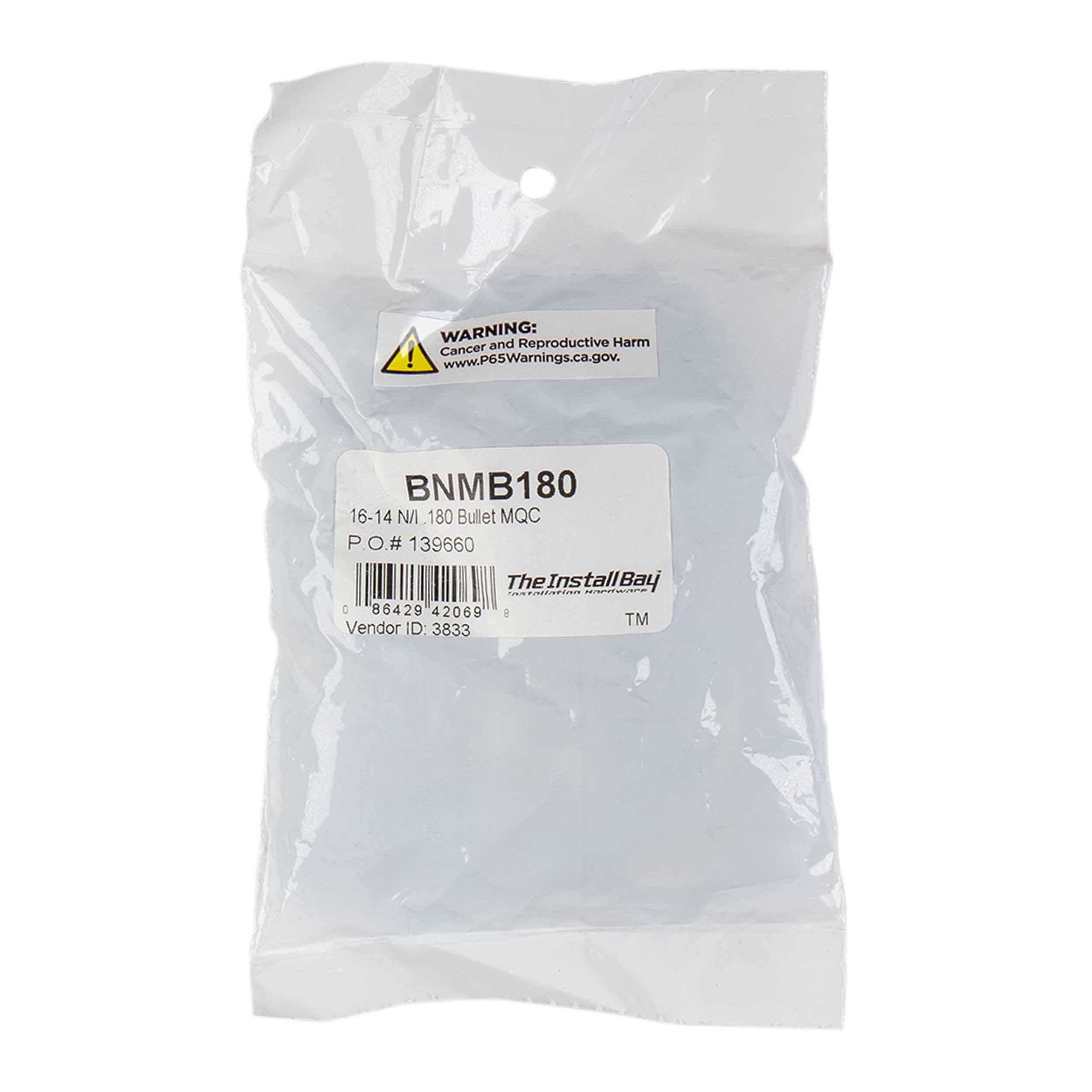 Bullet Connector, Male 14/16 ga, Blue Nylon