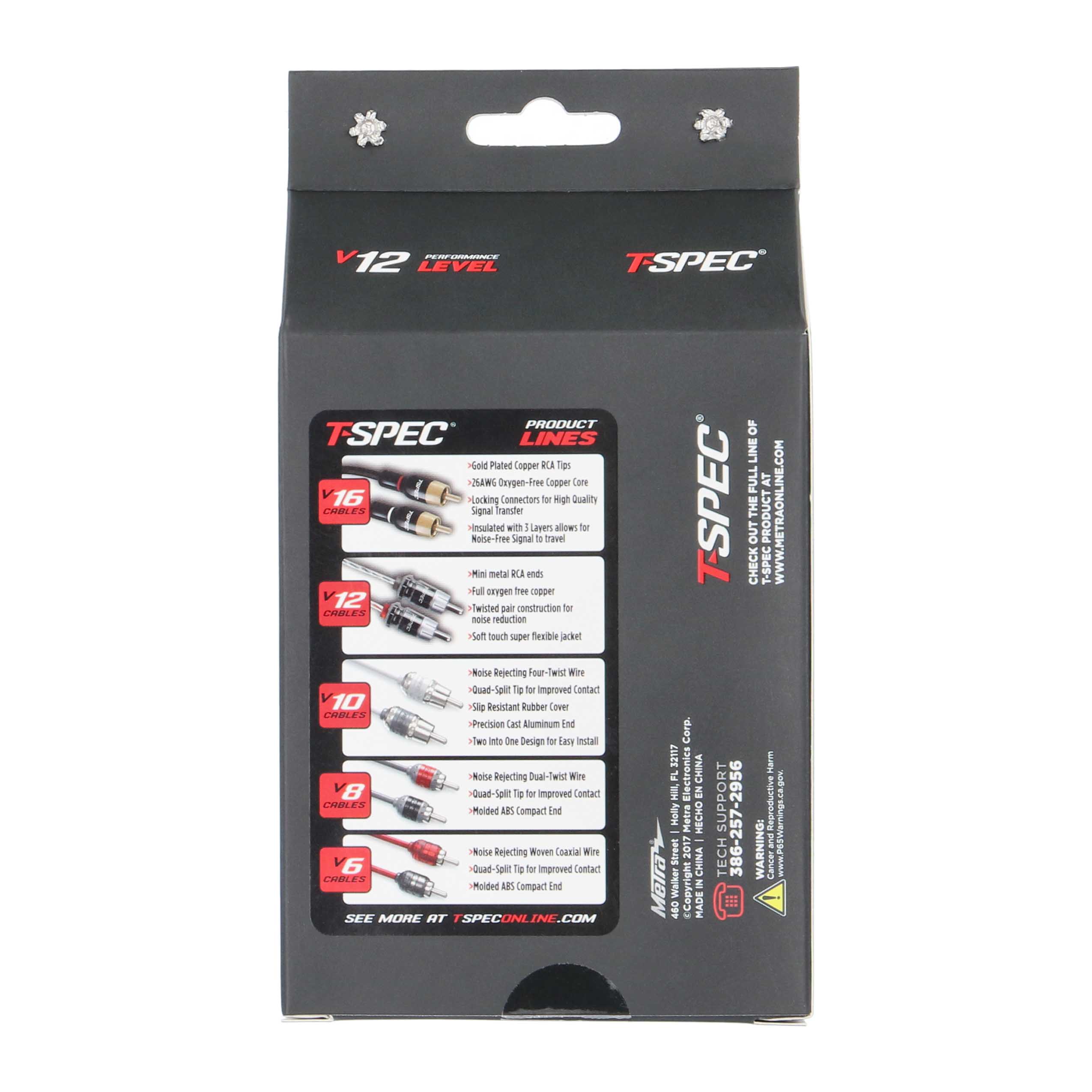 RCA v12 Series 2-Channel Audio Cable - 1M-2F