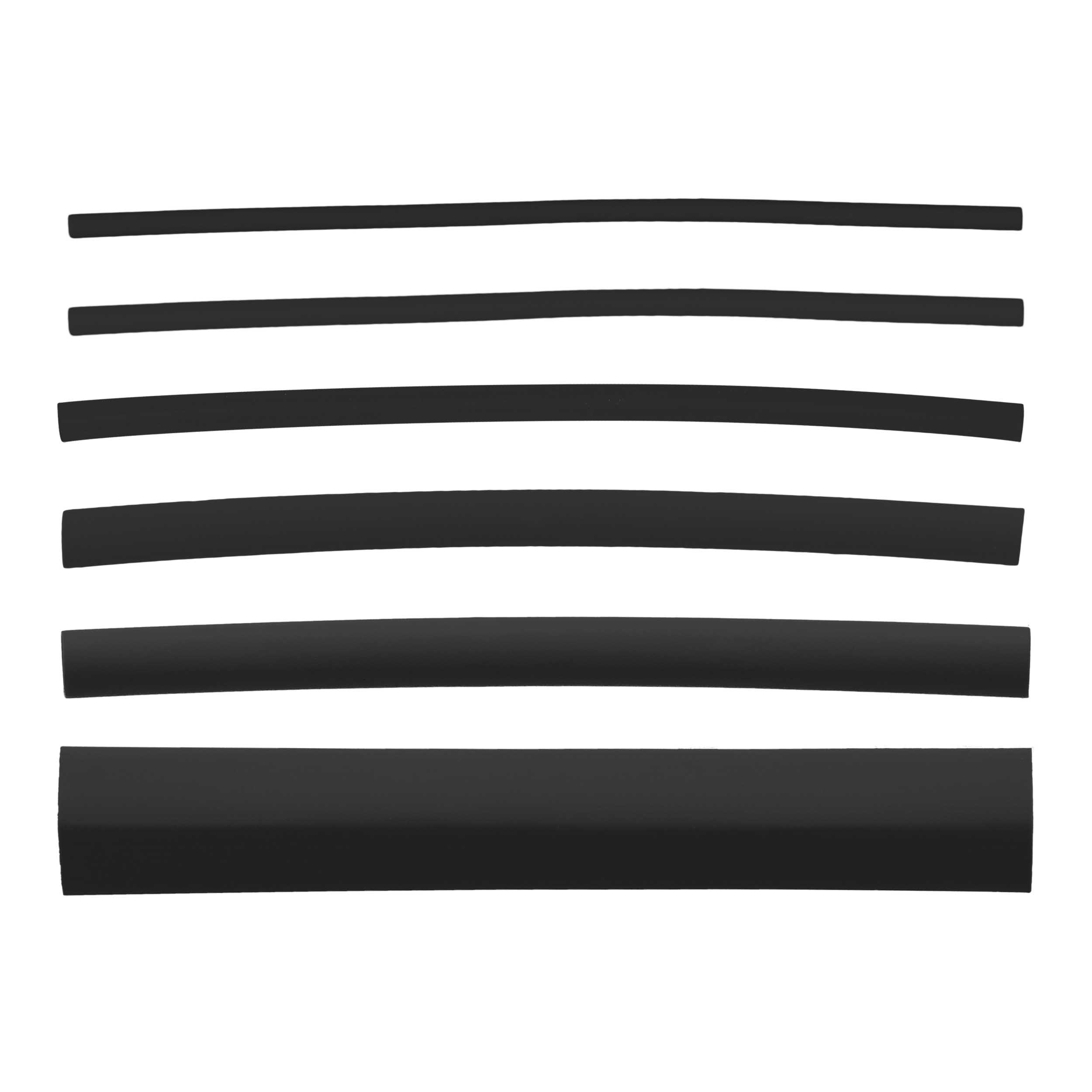 Heat Shrink Tubing Kit - 160 Pc 4 in 2:1 Assorted - Black