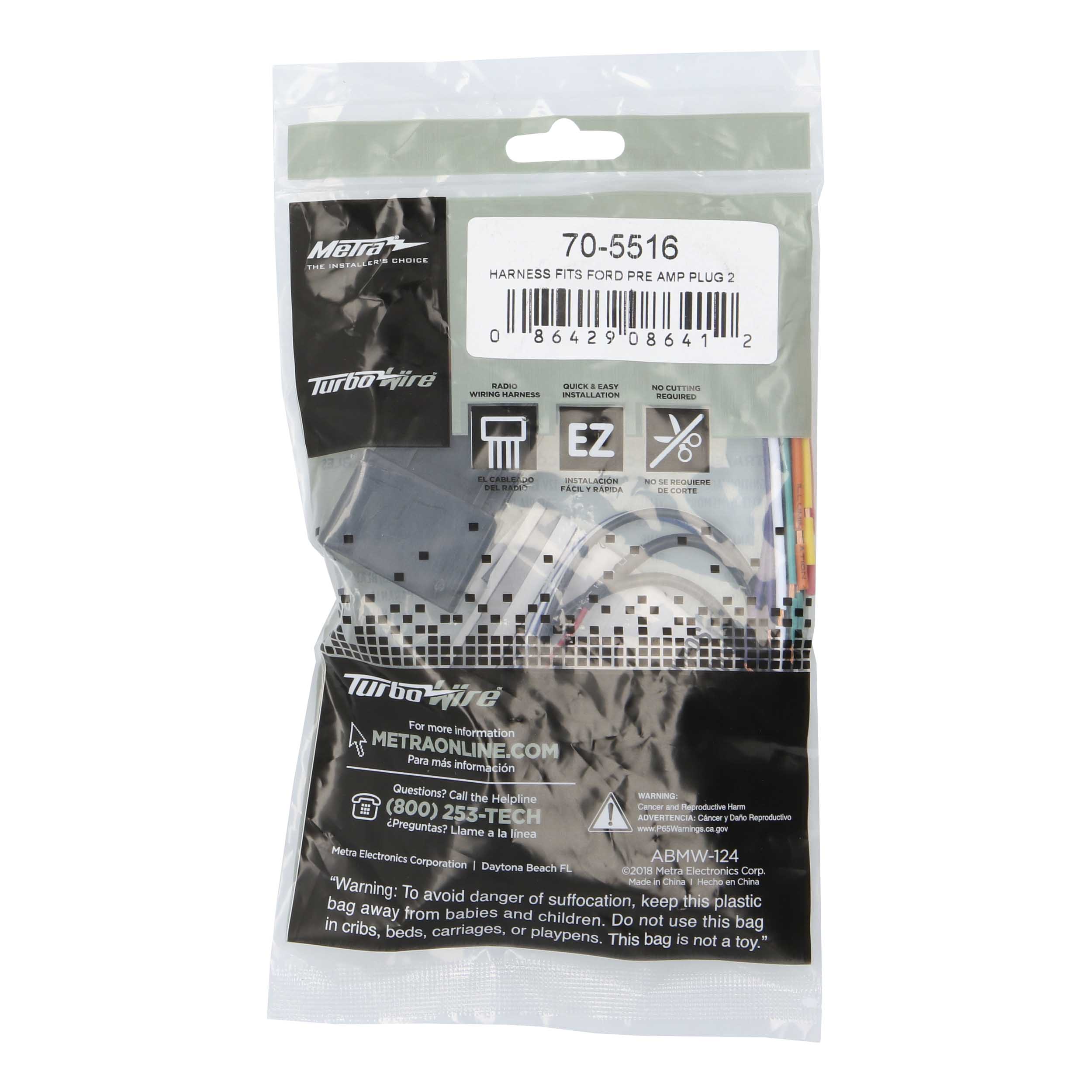 Pre-Amp Plug - Fits Ford/Lincoln/Mercury 1998-2003