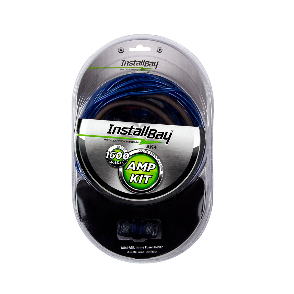 INSTALL BAY 4GA Value AMP Kit 1600W