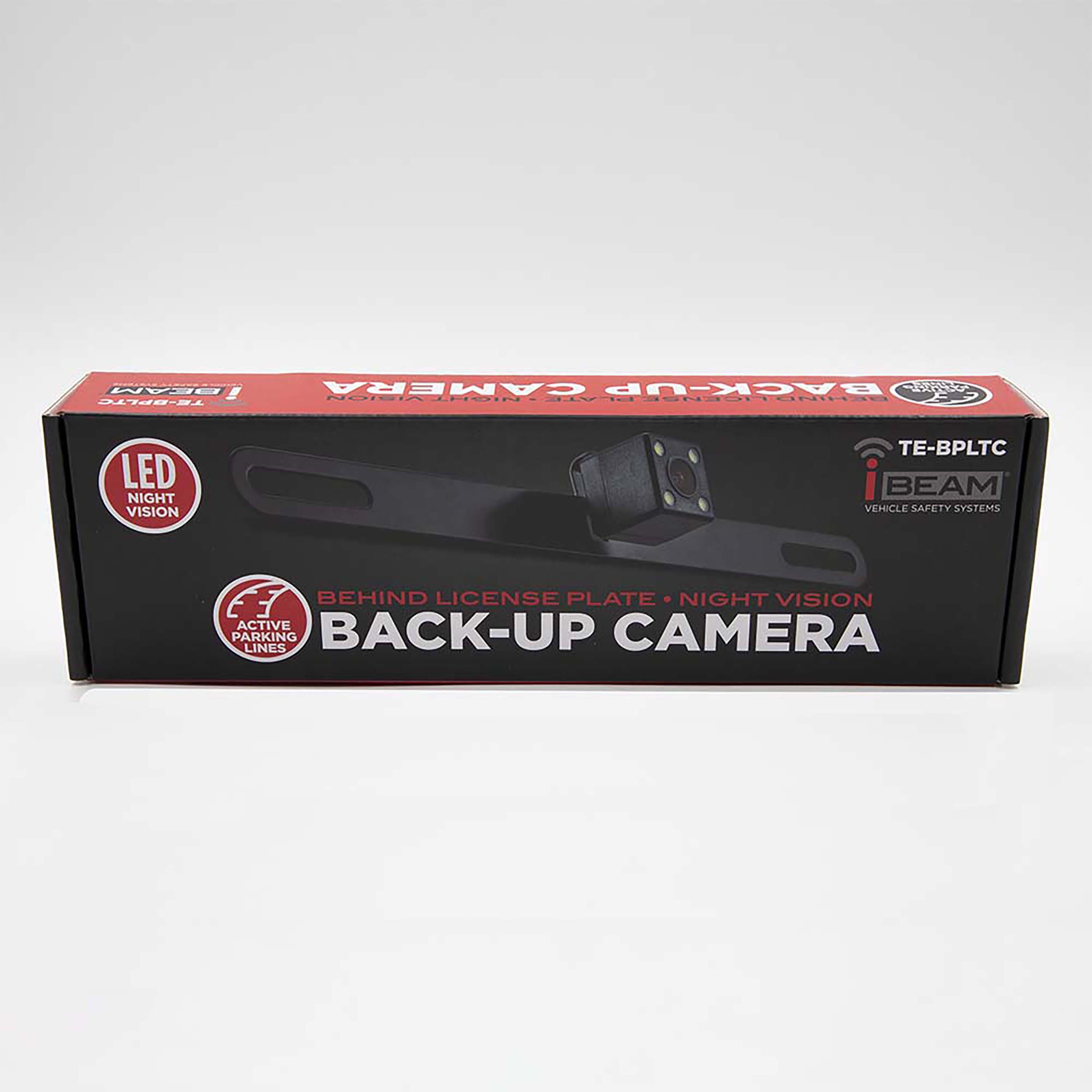 Behind Lic Plate Cam Active-Park Lines and LED Night Vision