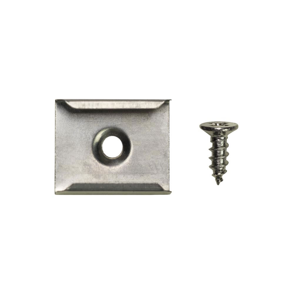 Clips for Surface Mount Tracks HE-ATFL/HE-ATCL - 10-Pack