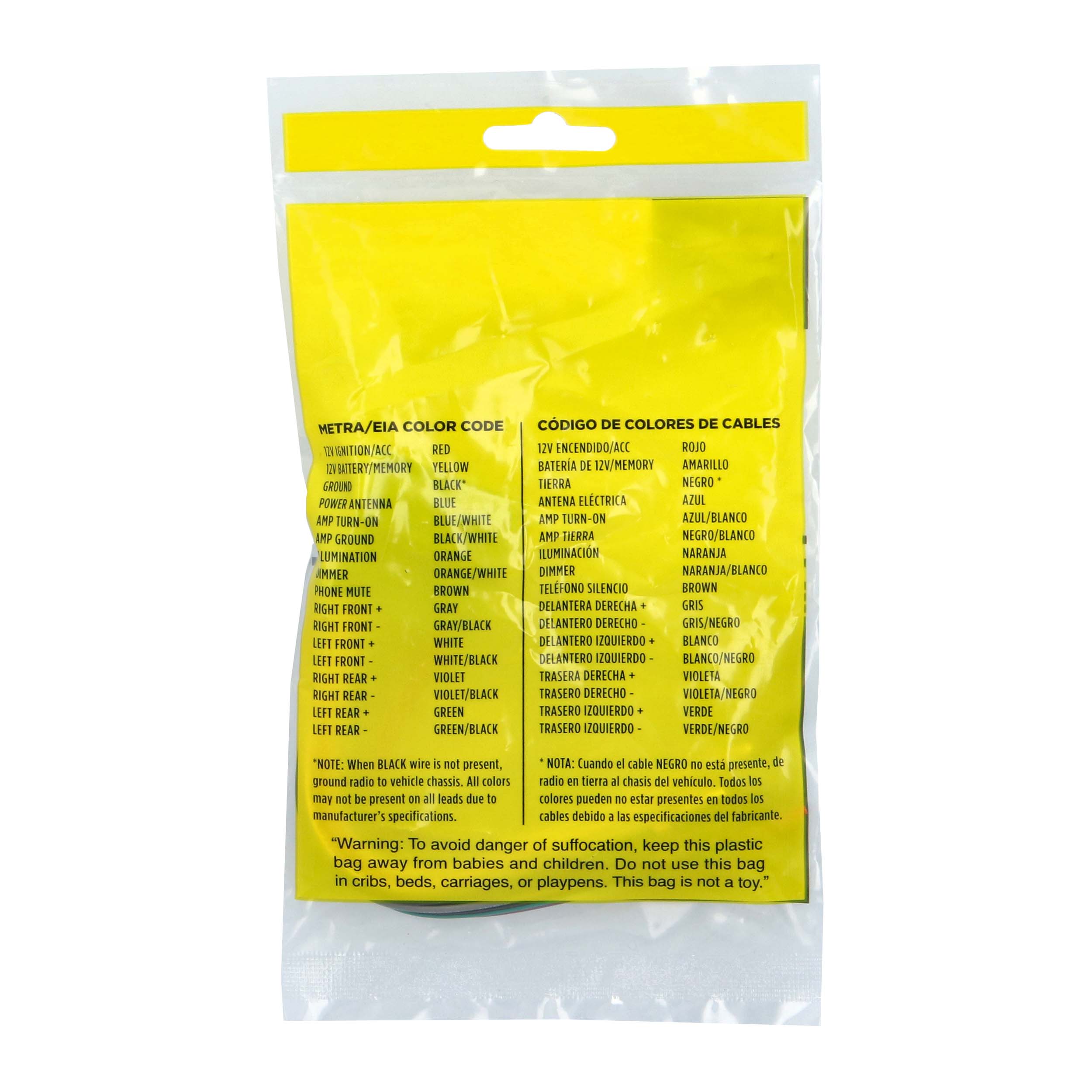 Radio Replacement Harness - Fits Acura / Honda / Isuzu / Suzuki 1998-2013