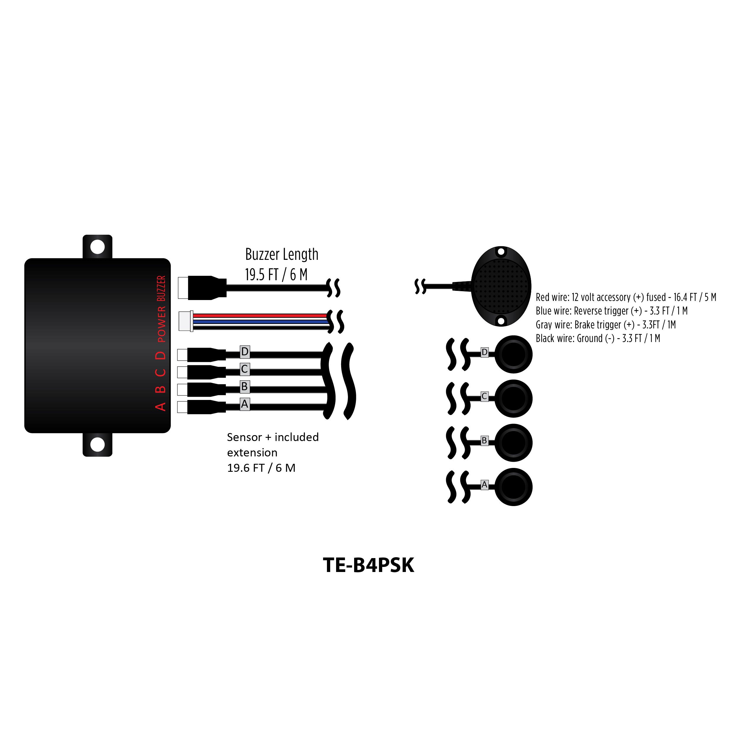 Parking Sensors - Rear Parking Assist Kit