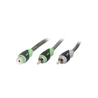 R5 Pro Series RCA Y Cable | 2 Male to 1 Female | 1.5 ft.