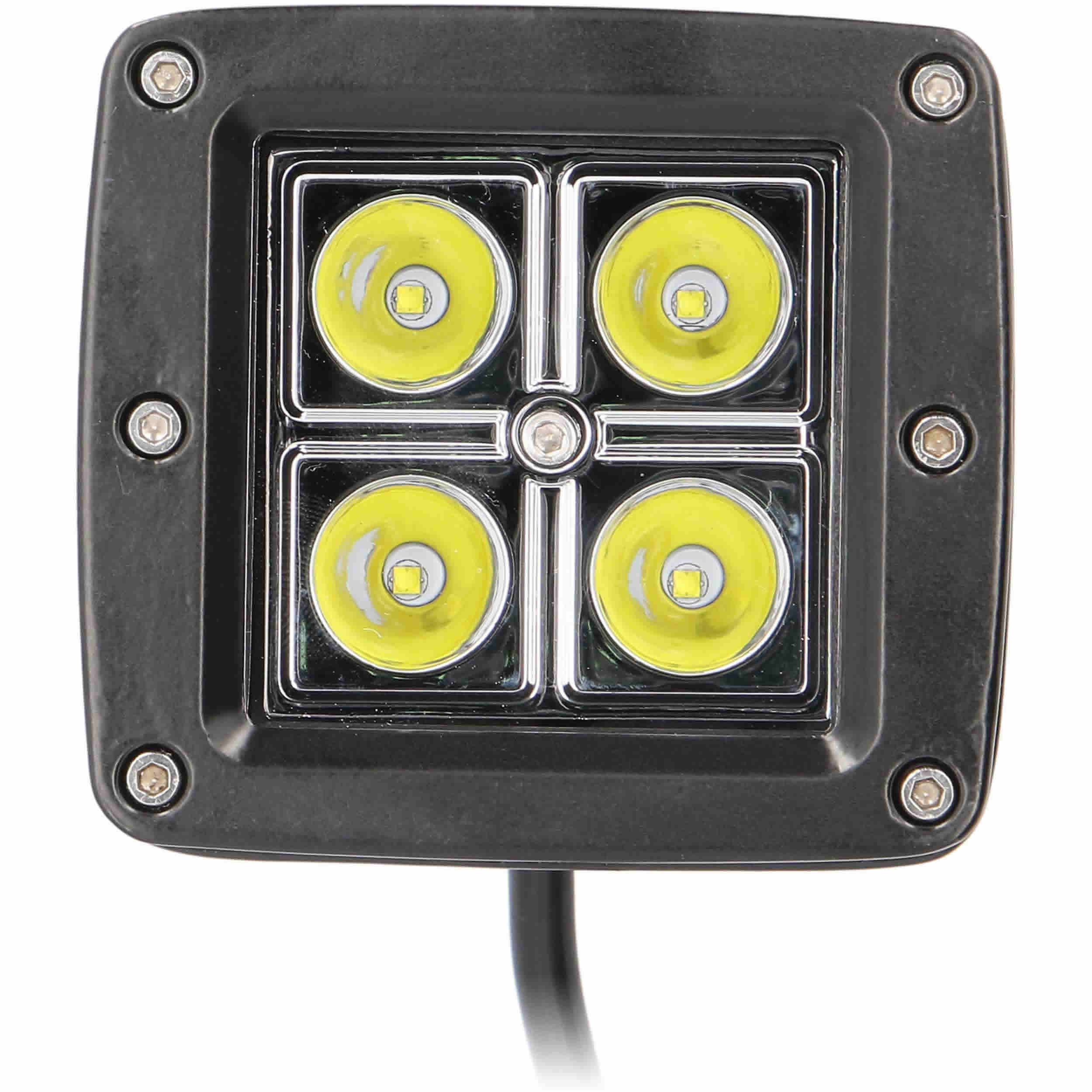 Daytona Lights 3" Cube Light - 4 LED Spot (2Pk)